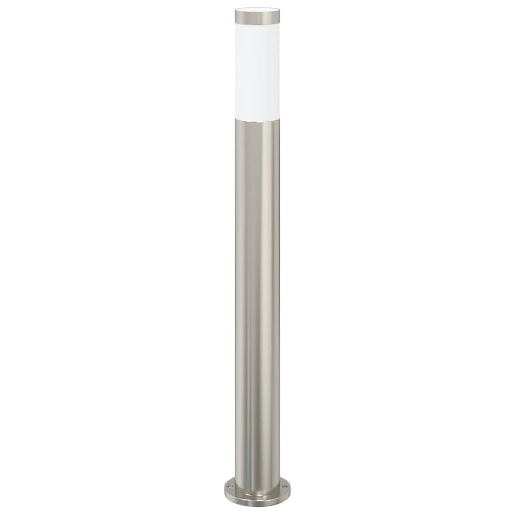 Bollard Light 80cm Stainless Steel IP44 Outdoor Garden Lamp E27 Socket vidaXL