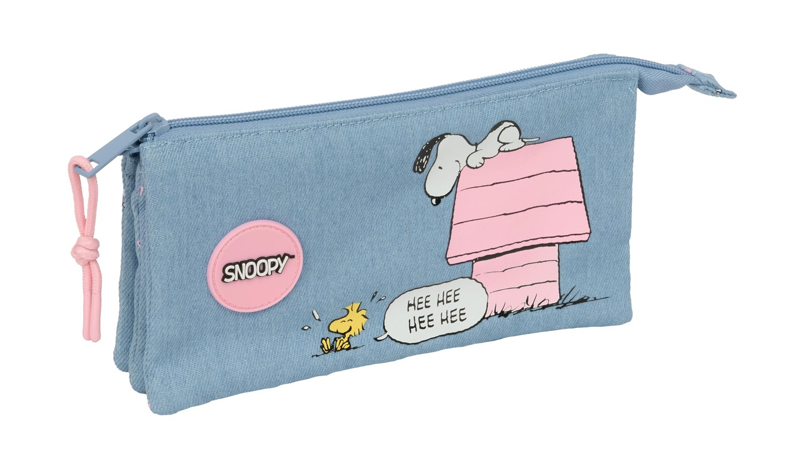 SNOOPY – Triple Pencil Case, Children's Pencil Case, Ideal for School Age Childr