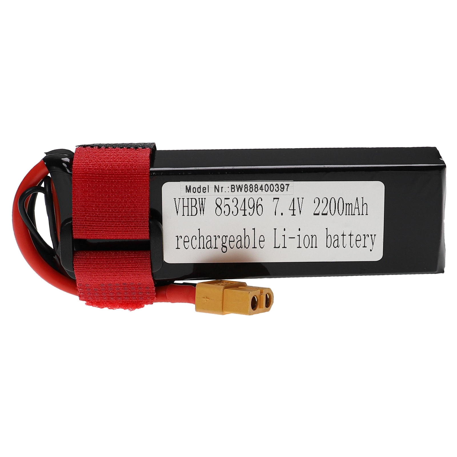 RC Battery Model Construction XT60 7.4V Li-polymer