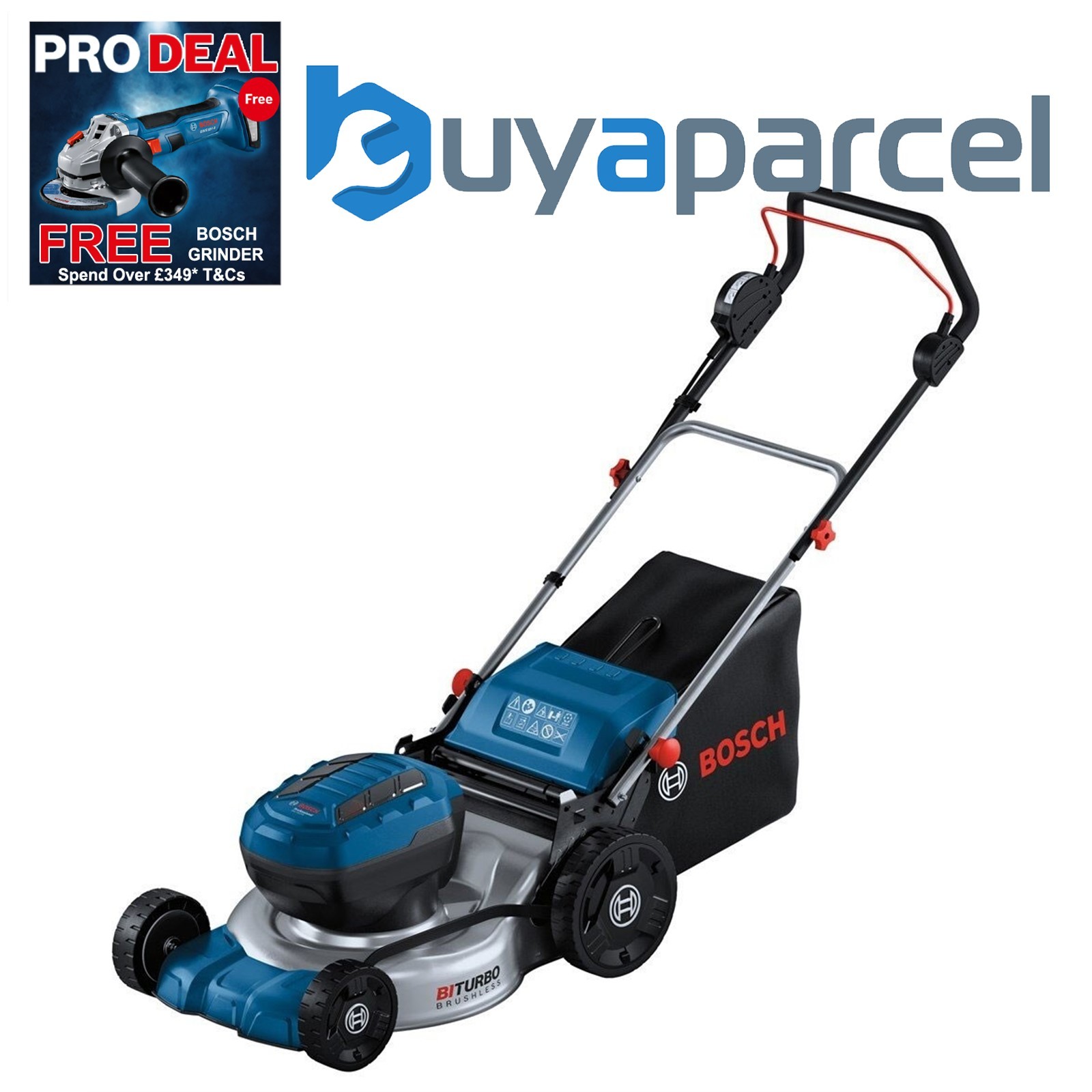 Bosch GRA 18V2-46 2 X 18V BITURBO Cordless Lawn Mower Bare Tool 06008C8000