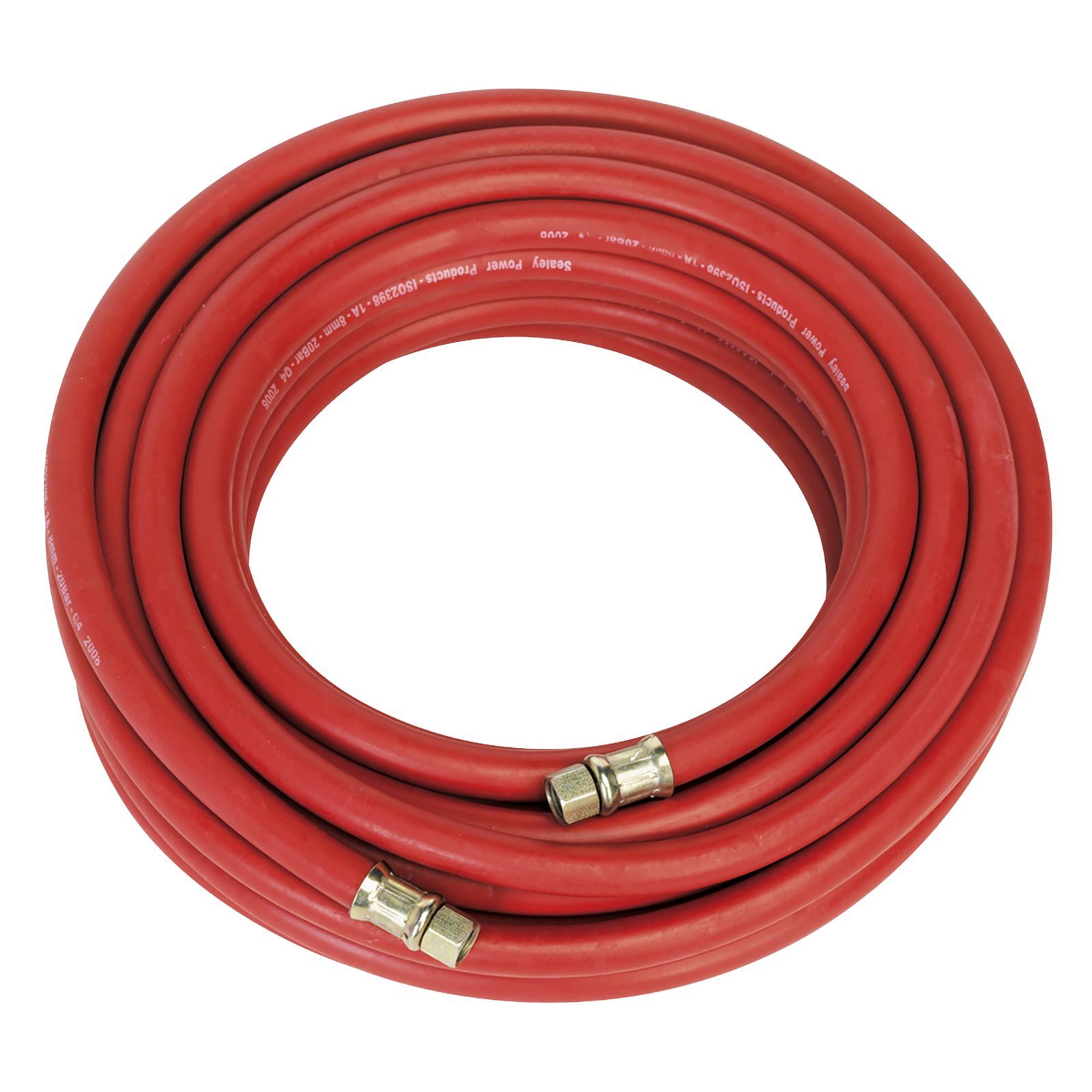 Sealey Air Hose 15Mtr x Ø8mm with 1/4"BSP Unions Air Hoses/Coiled Hoses AHC15