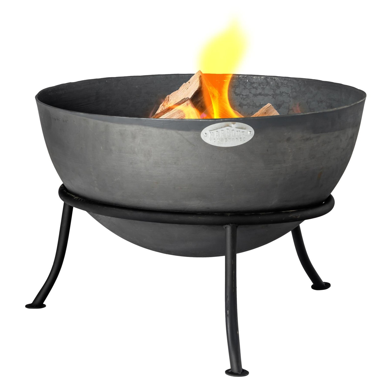 Steel Garden Fire Pit Outdoor Garden Back Yard Patio Heater 60cm Black
