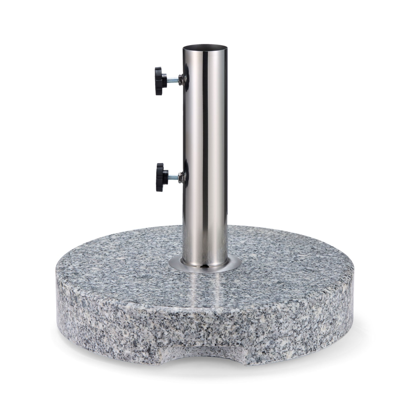 VonHaus Parasol Base 22kg - Heavy Duty Stone Granite Umbrella Stand for Outdoor