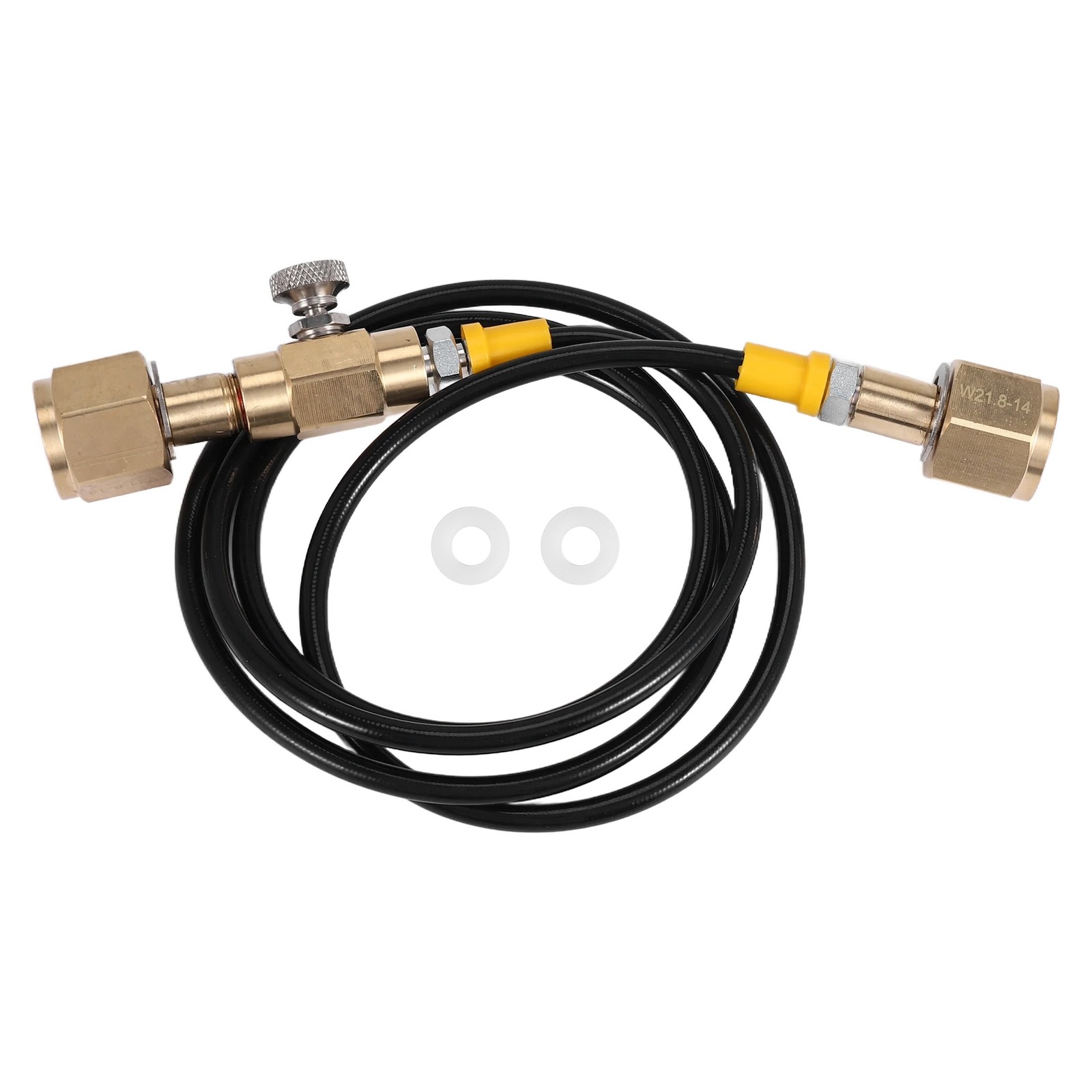 O2 Tank Refill Station Charging Adaptor Transfer with 1.5M 5Ft Hose W217642