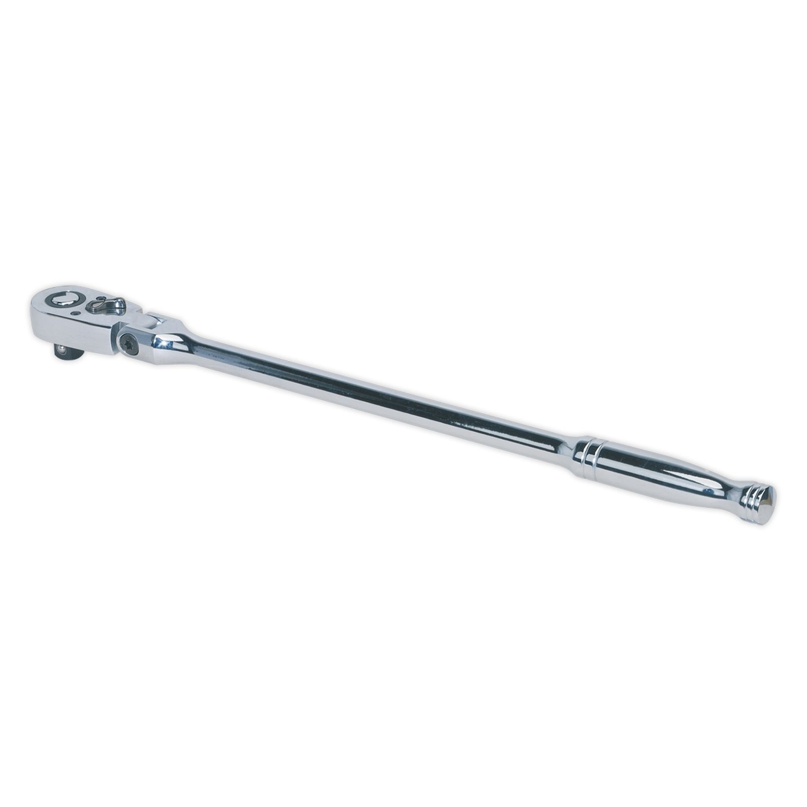 Sealey Ratchet Wrench Flexi-Head 445mm 1/2" Square Drive Pear-Head Flip Reverse