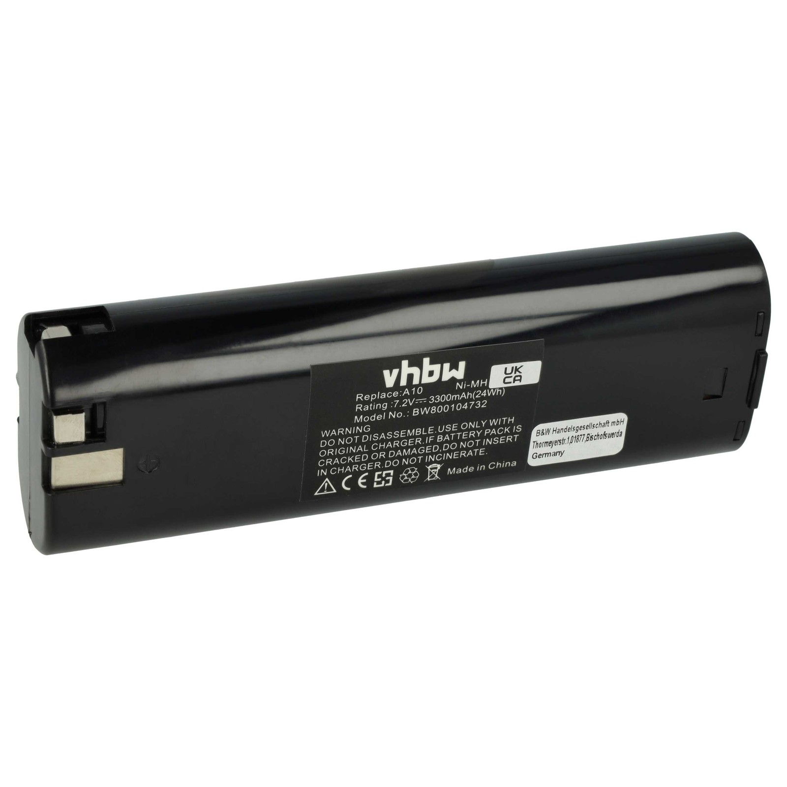 Battery for AEG AG-724CN A10 P7.2 3.3Ah 7.2V