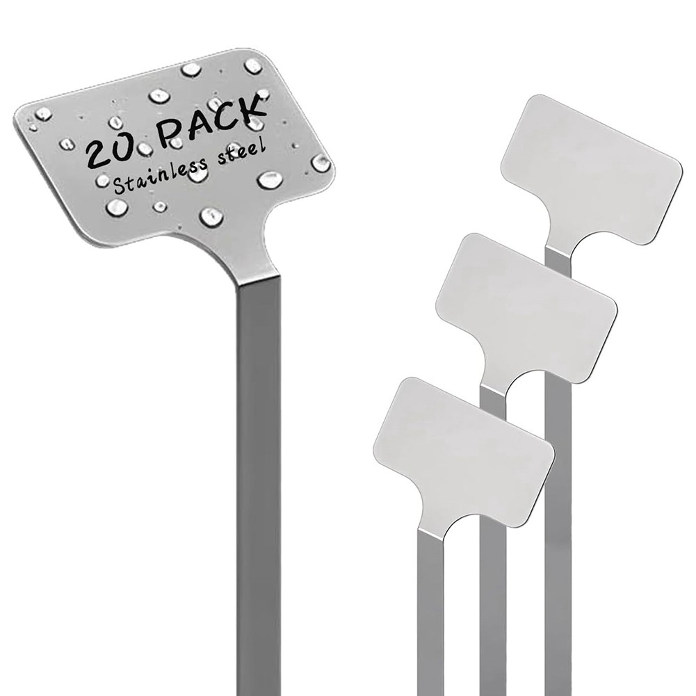 20pcs Plant Labels, Plant Markers,Height 12.75 in, Resuable for Vegetables5135