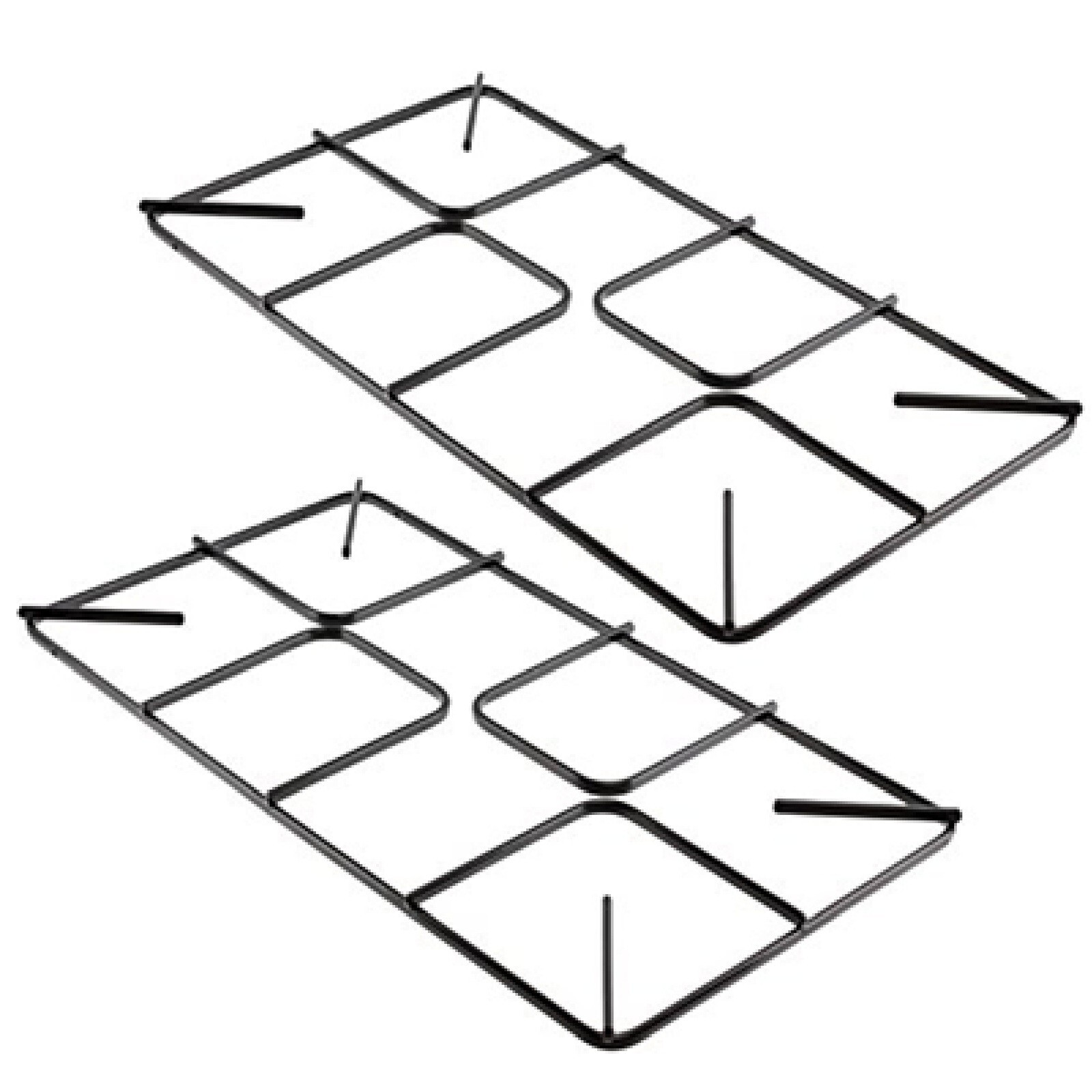 Pan Support Grid for New World Oven Cooker Flat Gas Hob 2 Pack 450mm x 220mm