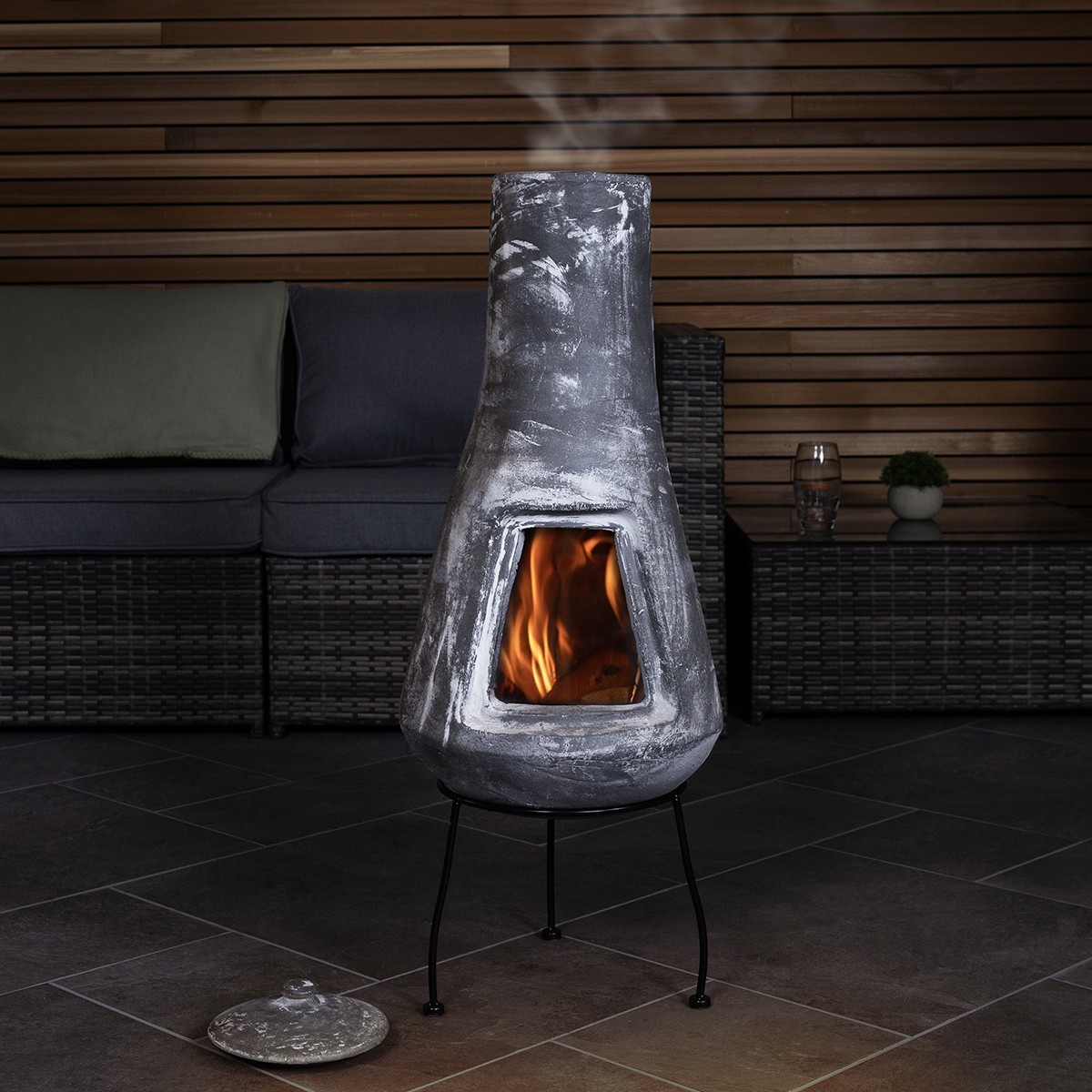 SNUG Medium Barcelona Clay Chiminea