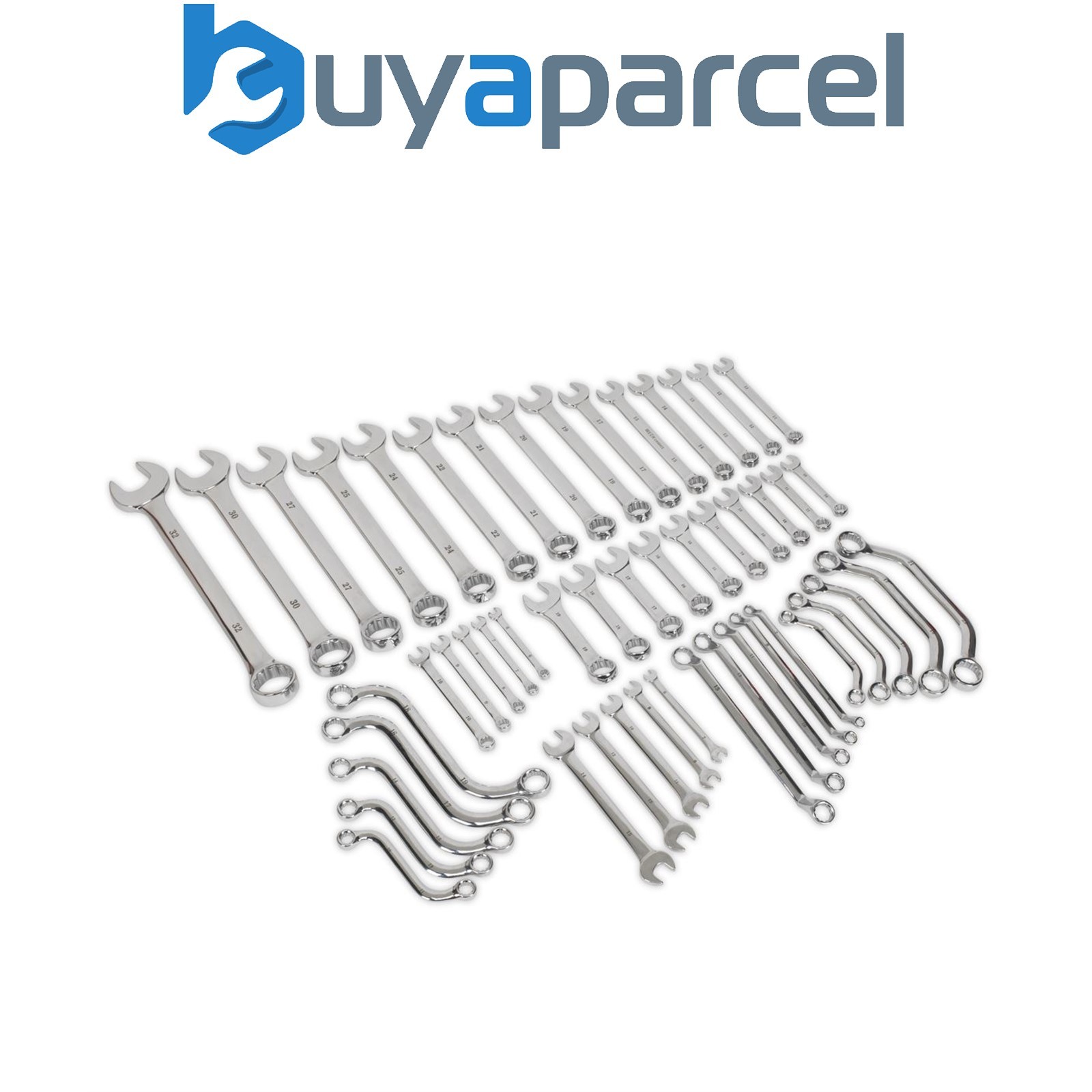 Sealey S01084 Siegen Multipurpose Spanner Set 50pc