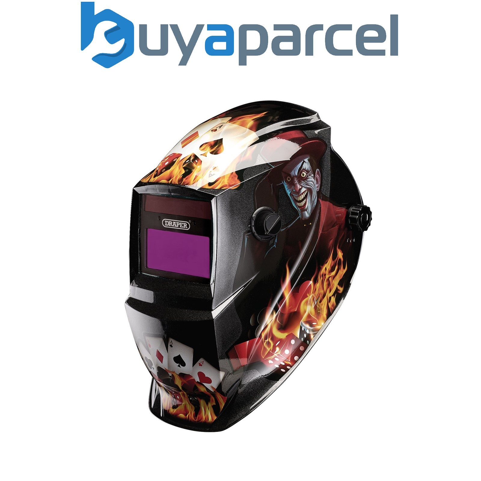 Draper 02515 Auto-Darkening Welding Helmet, Playing Cards