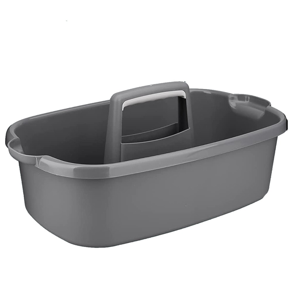 Plastic Storage Basket Portable Shower Tote Organizer Basket with Handle9724