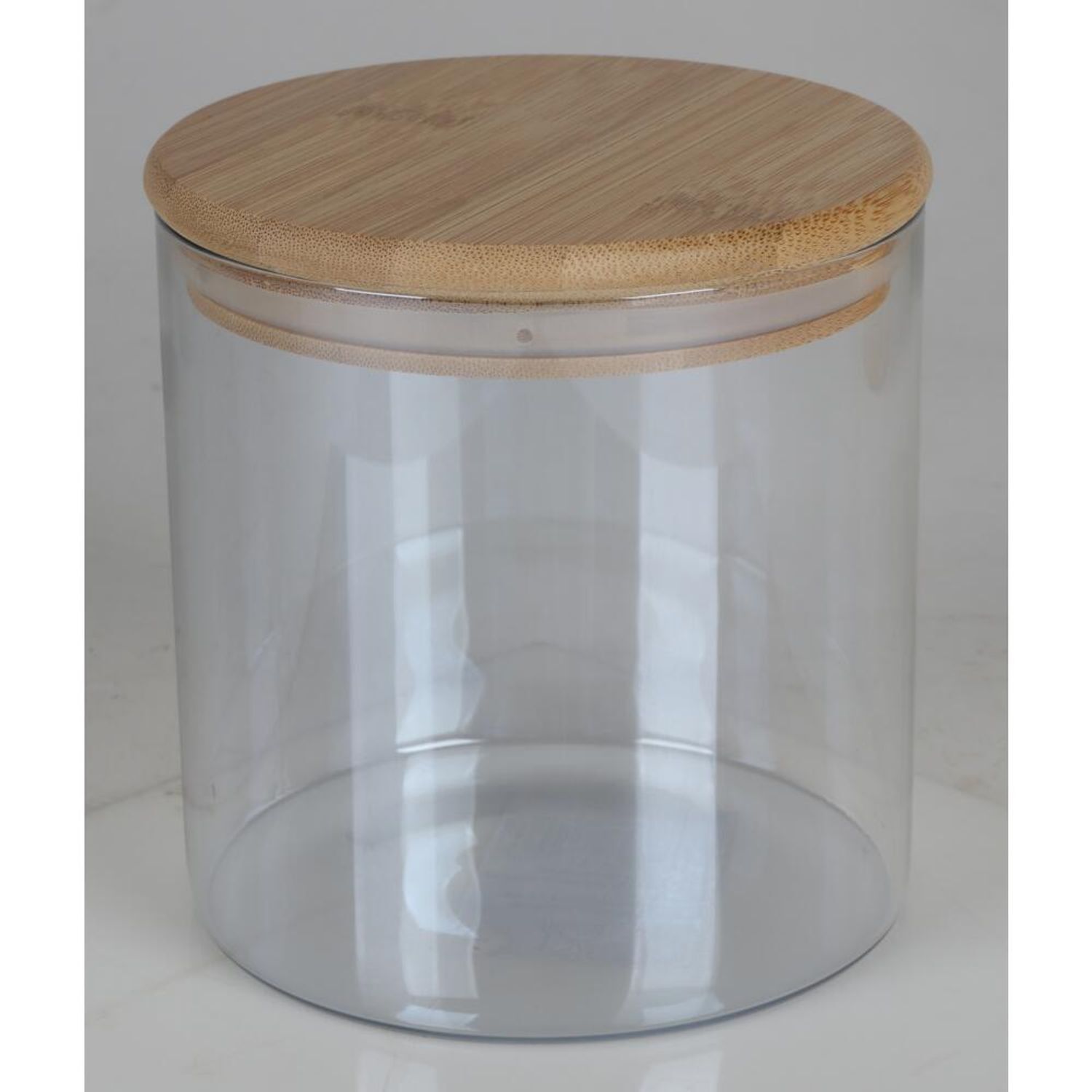 12X Storage Jar Bamboo Lid Container Box For Storing Muesli Pasta Rice