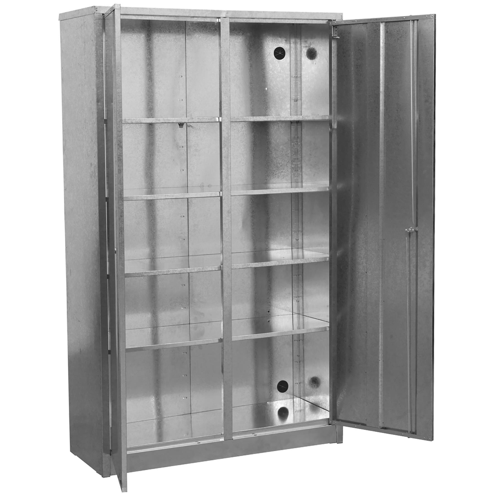 Sealey Floor Cabinet Galvanized Steel 4-Shelf Extra-Wide Factory Workshop