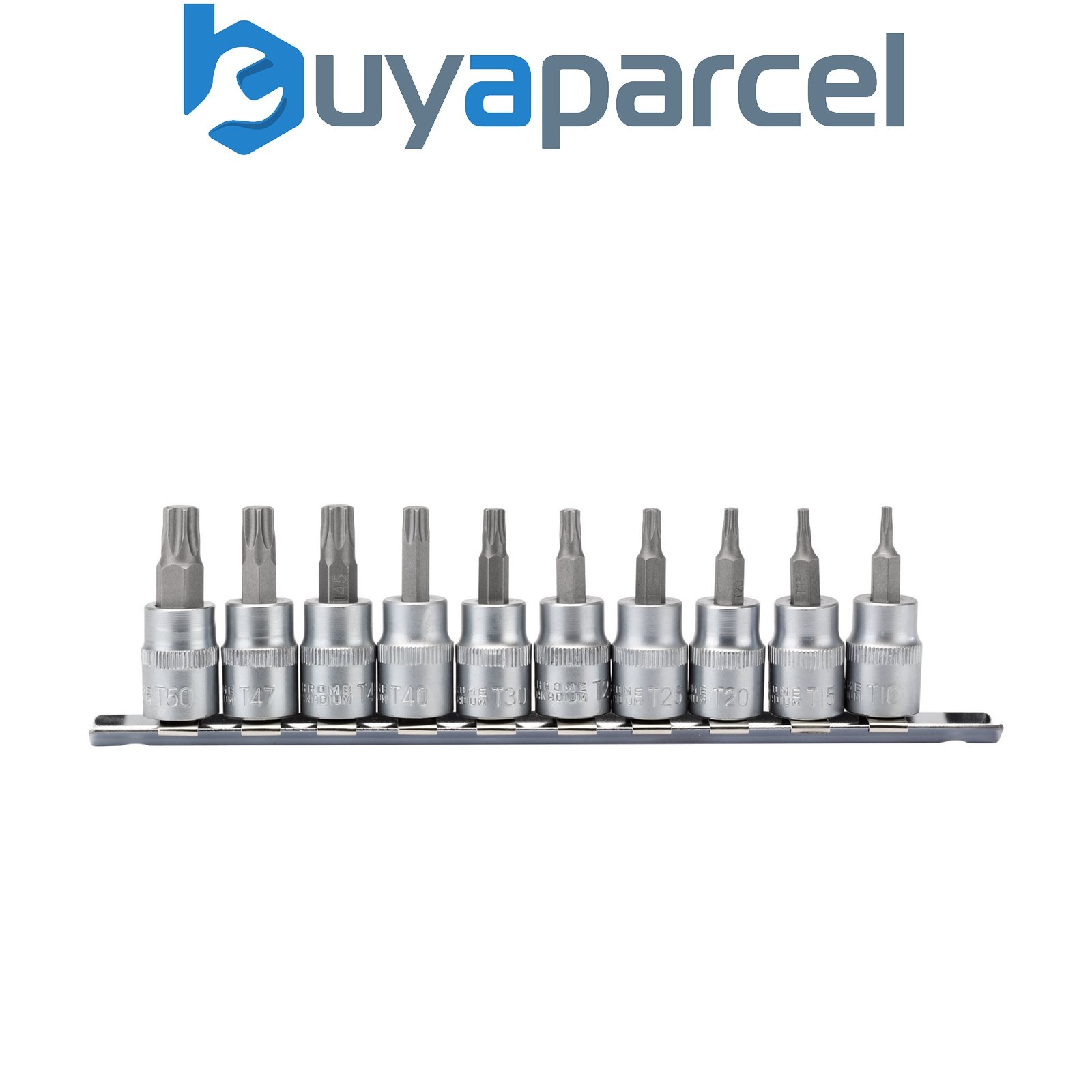 Draper 16309 Draper Expert TX-STAR Socket Bit Set, 3/8" Sq. Dr., 48mm (10 Piece)