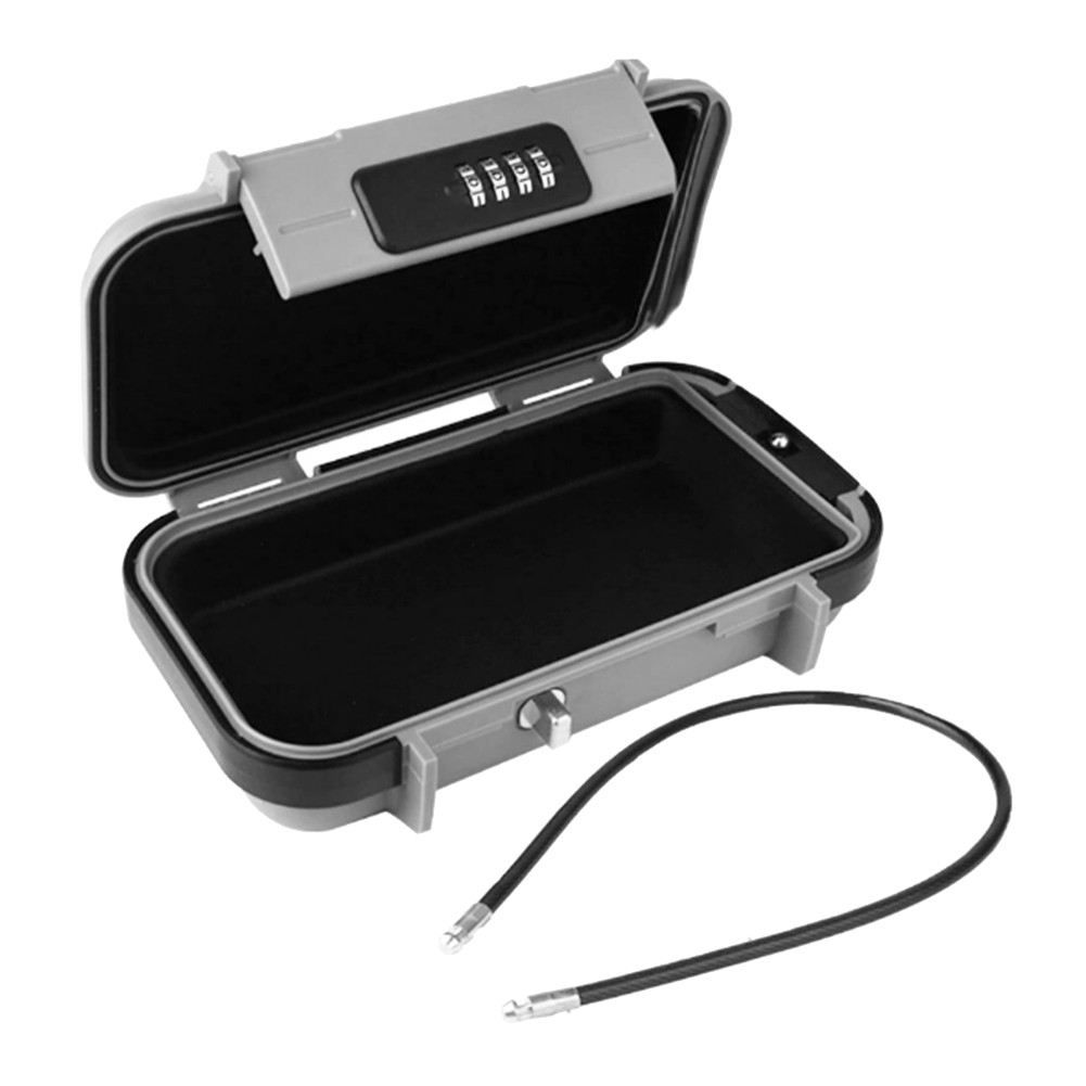 Portable Box for Travel, Combination Security Case LockBox with Code, 8406