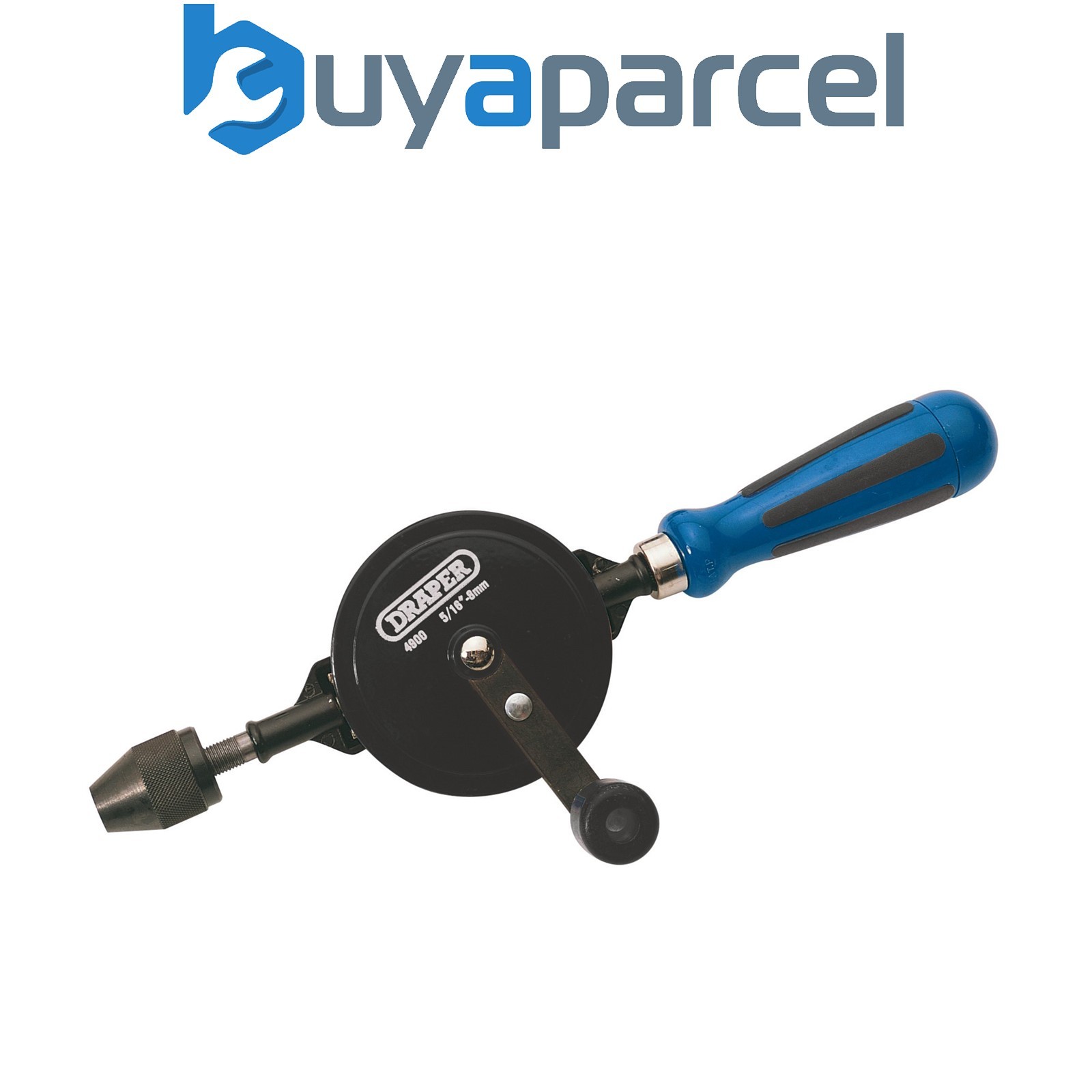 Draper 13838 Chuck Double Pinion Hand Drill, 8mm/5/16