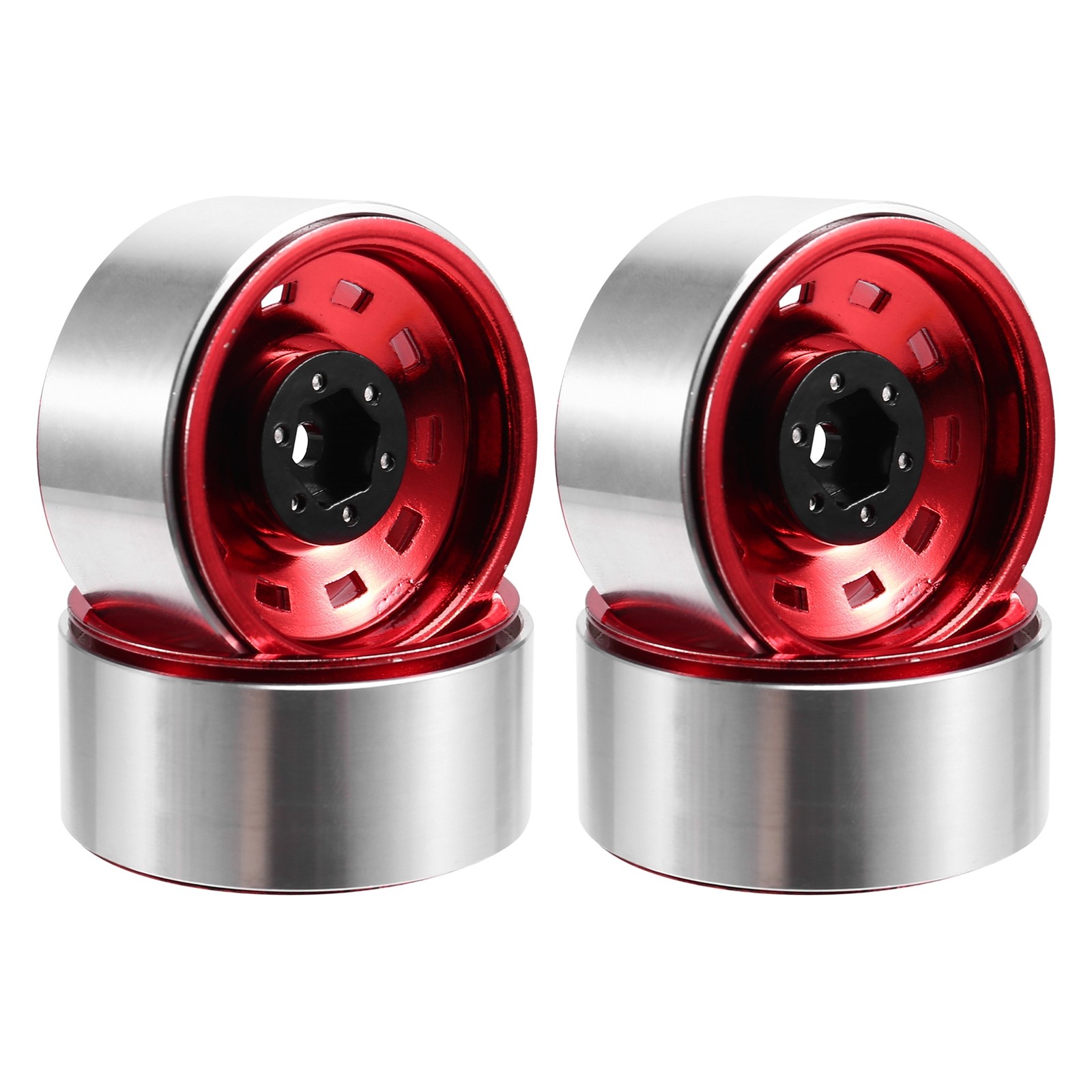 RC Crawler 1.9inch Beadlock Wheels Aluminum Wheel Hub for 1/10 TRX4 TRX65958