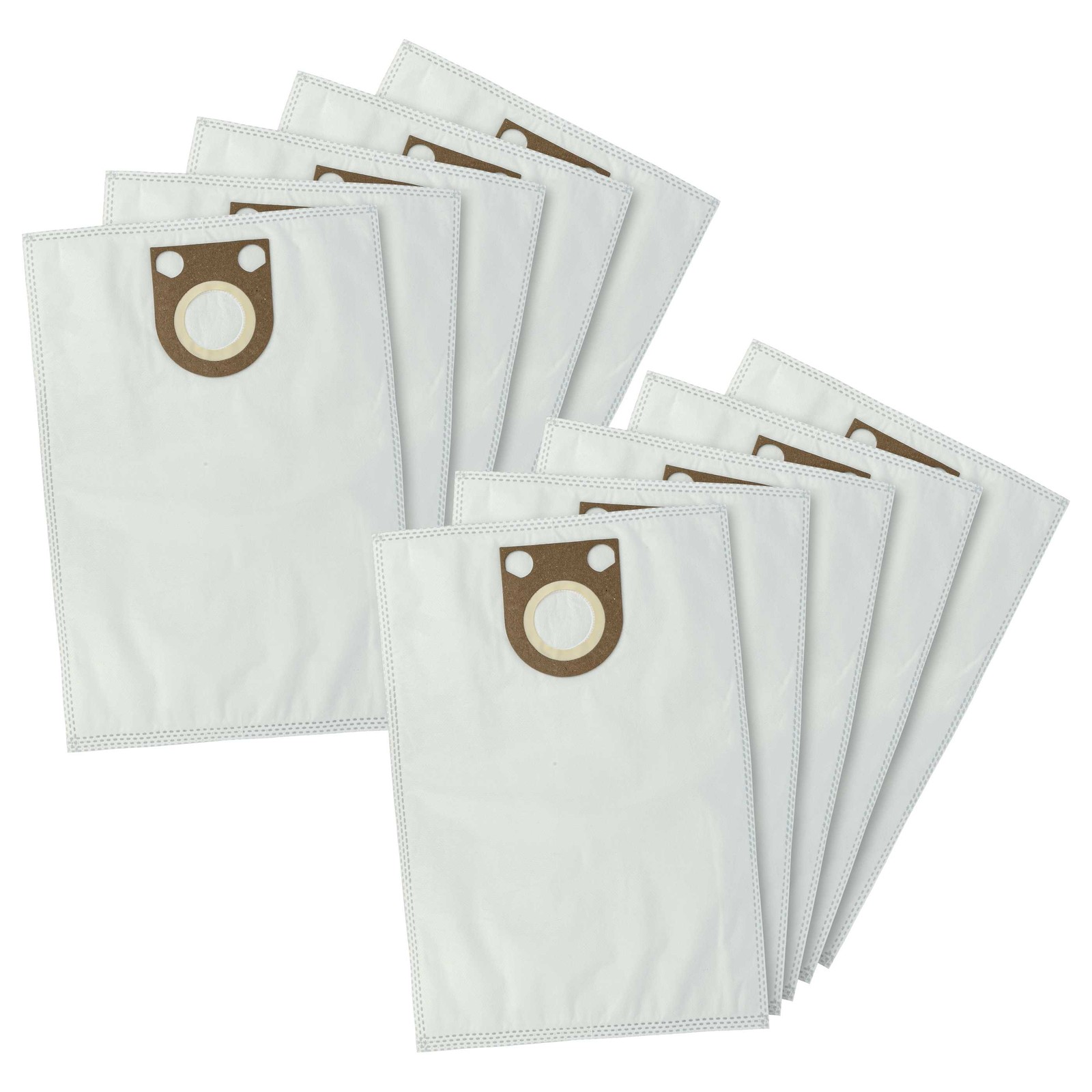 10 Hoover Dust Bags for Bosch GAS 15 HP GAS 1200 GAS 1200 L Professional GAS 15