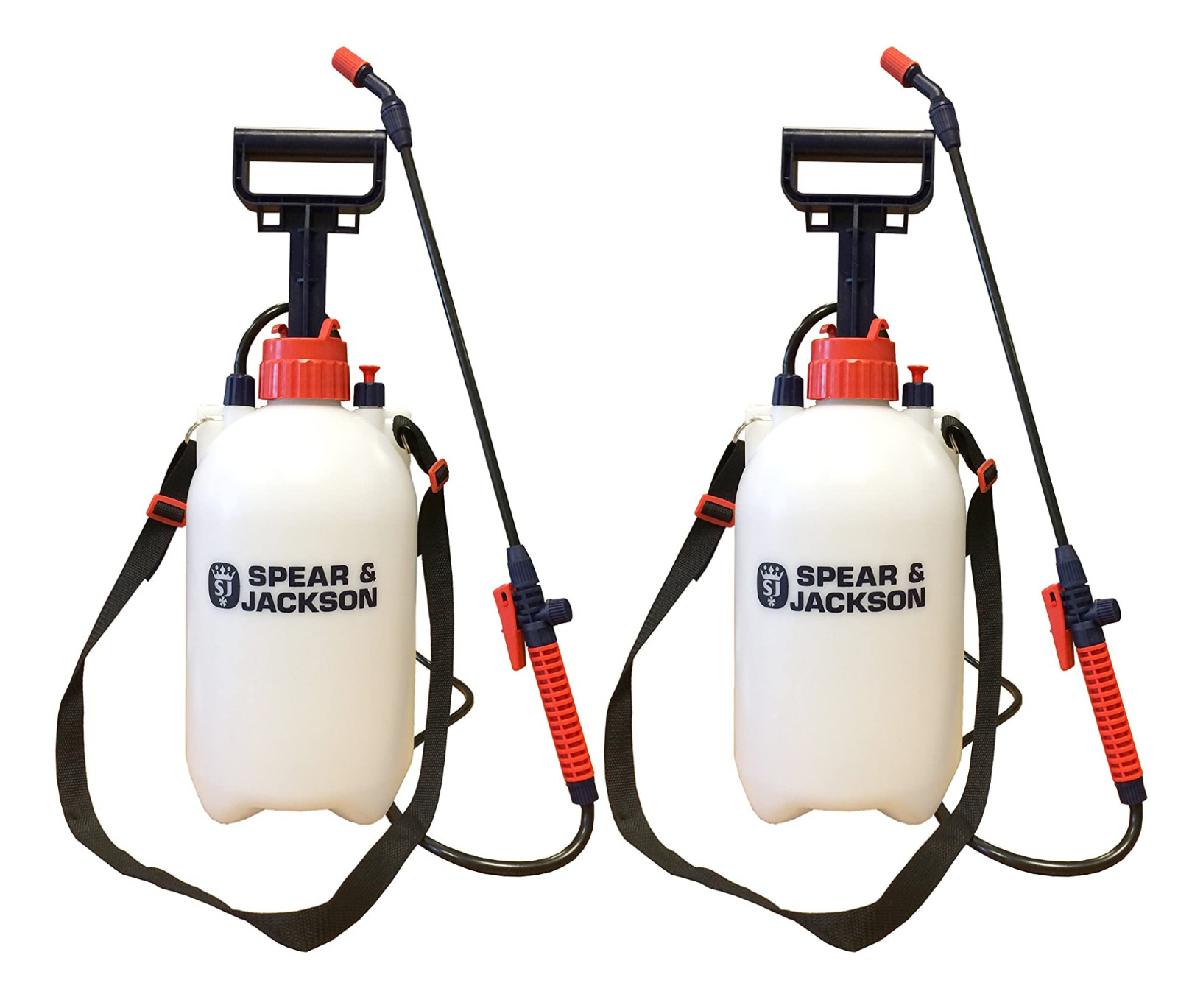Garden Sprayer 2 x 5L Pressure Plant Spray Bottle Spear And Jackson