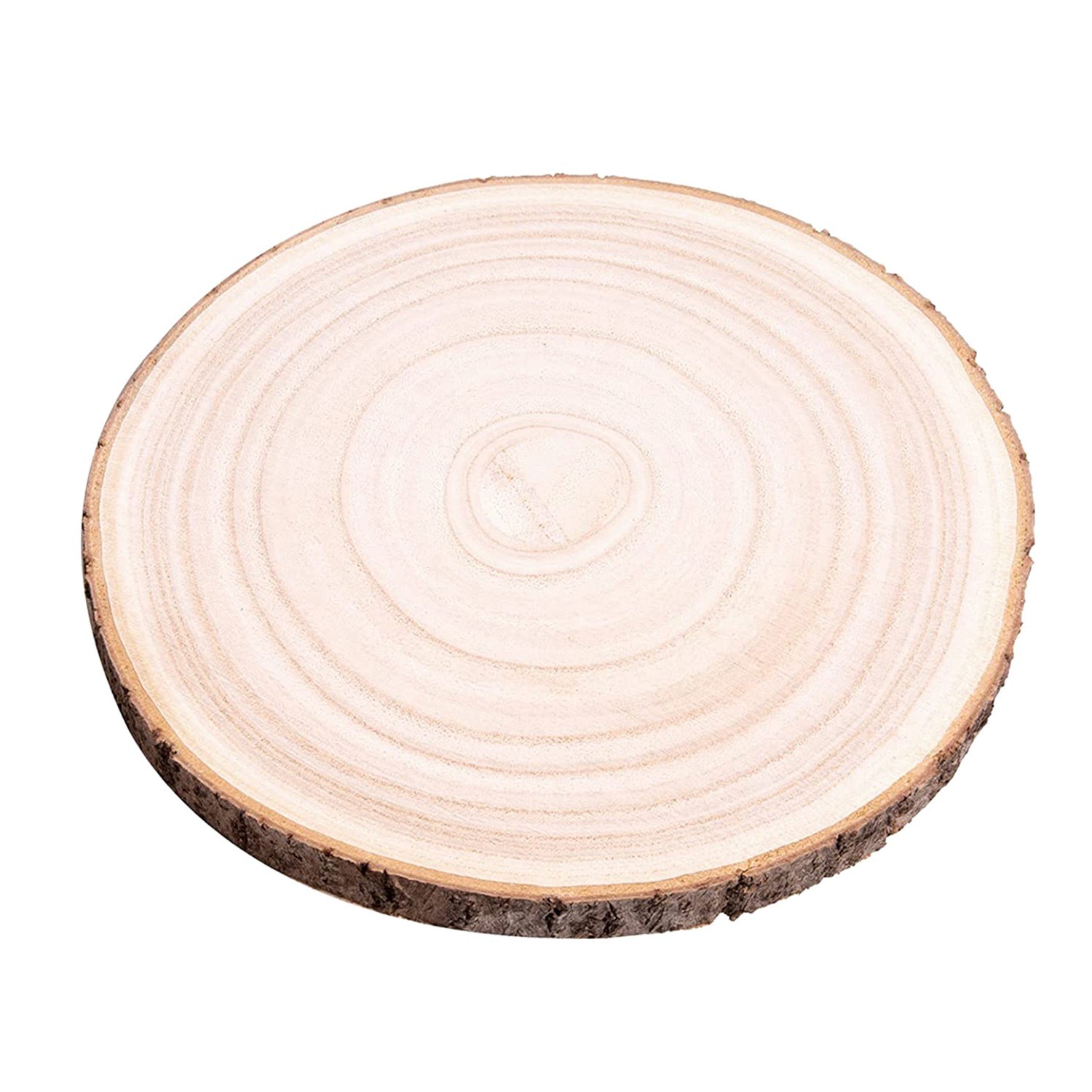 3 Pcs 10-12 Inch Wood Slices for Centerpieces, Wood Rounds for Wedding9658