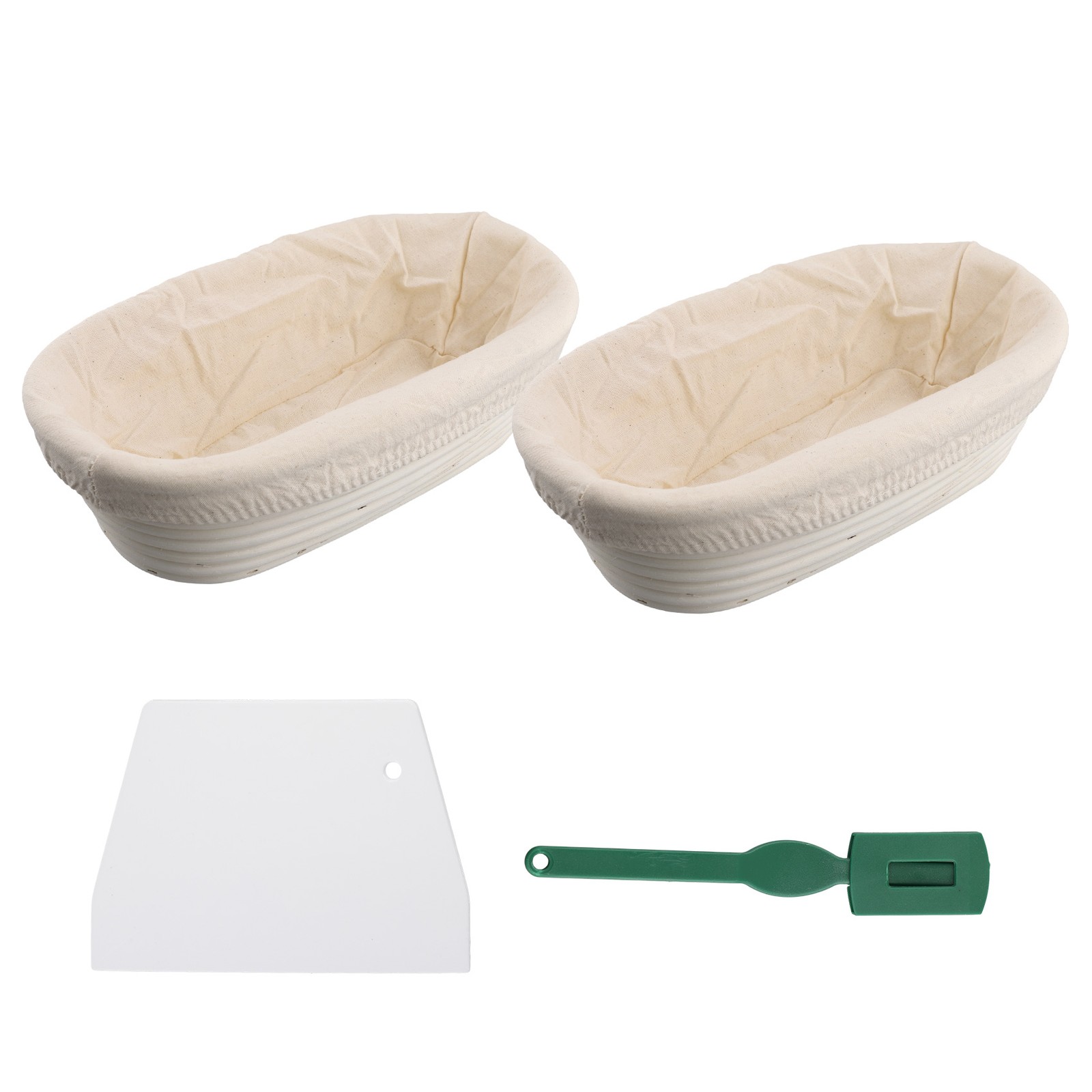 Banneton Proofing Basket Set - Artisan Sourdough Bread Bakery Basket,Dough3190