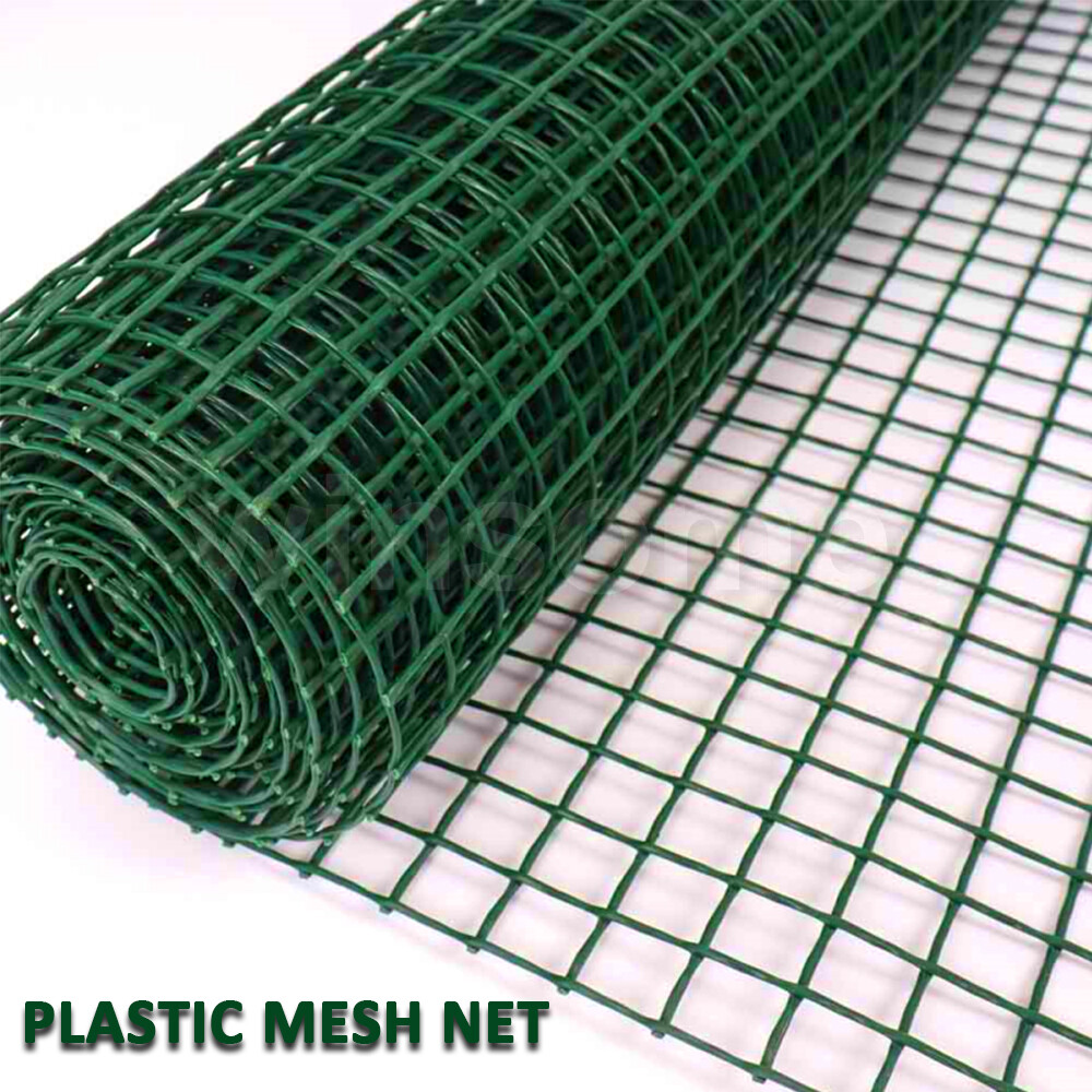 5mx1m Plastic Chicken Wire Mesh Rabbit Cat Garden Fence Netting Fencing Border