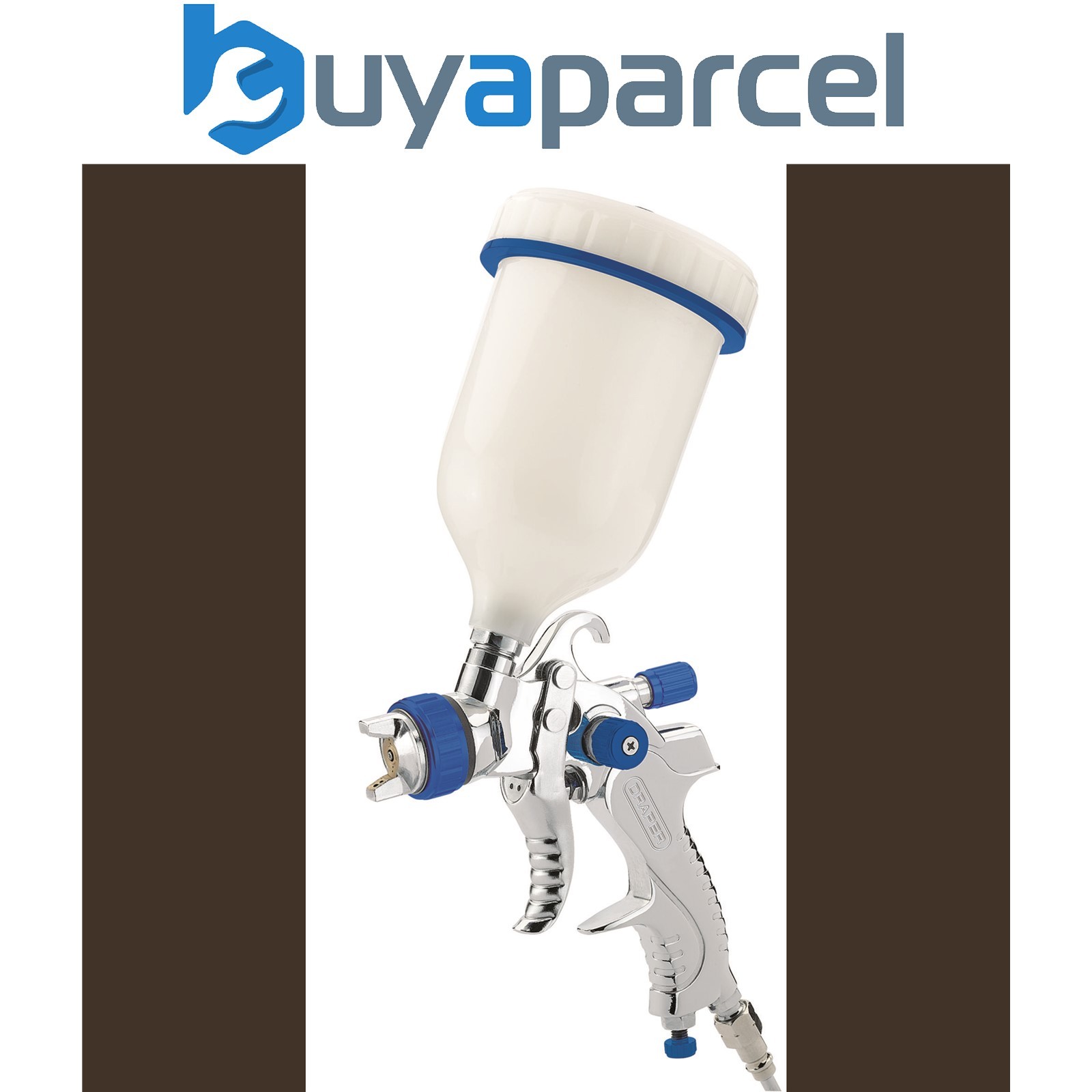 Draper 09706 Gravity Feed HVLP Air Spray Gun, 600ml