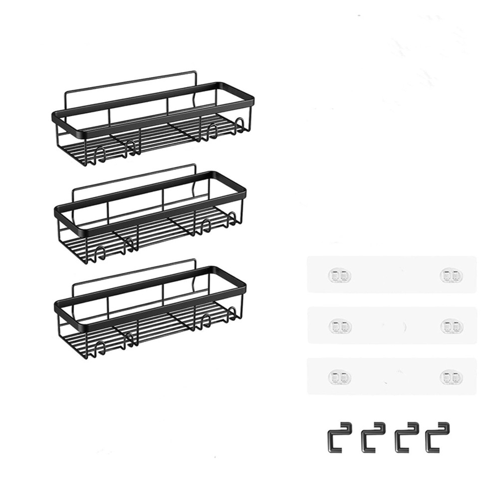 3-Pack Shower Organizer with Save Space Hooks, Apartment Essentials for7452