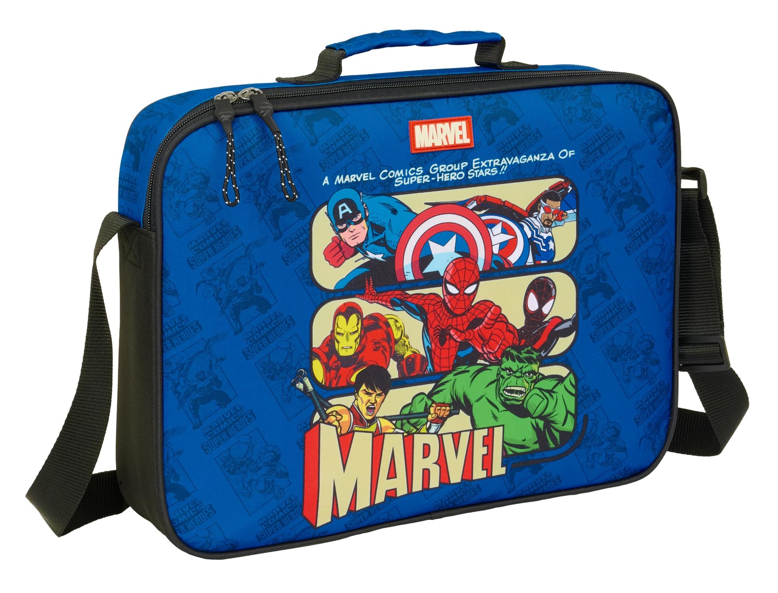 AVENGERS – Extra School Wallet, Pencil Case, Shoulder Bag, Comfortable and Versa
