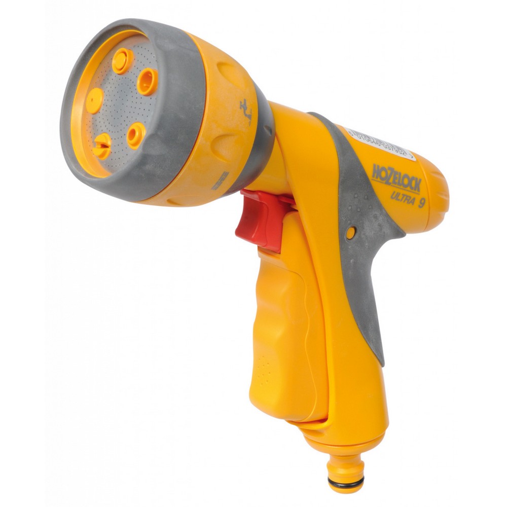 Hozelock Plus Hose Spray GunOne Size Yellow/Grey/Red ST10330