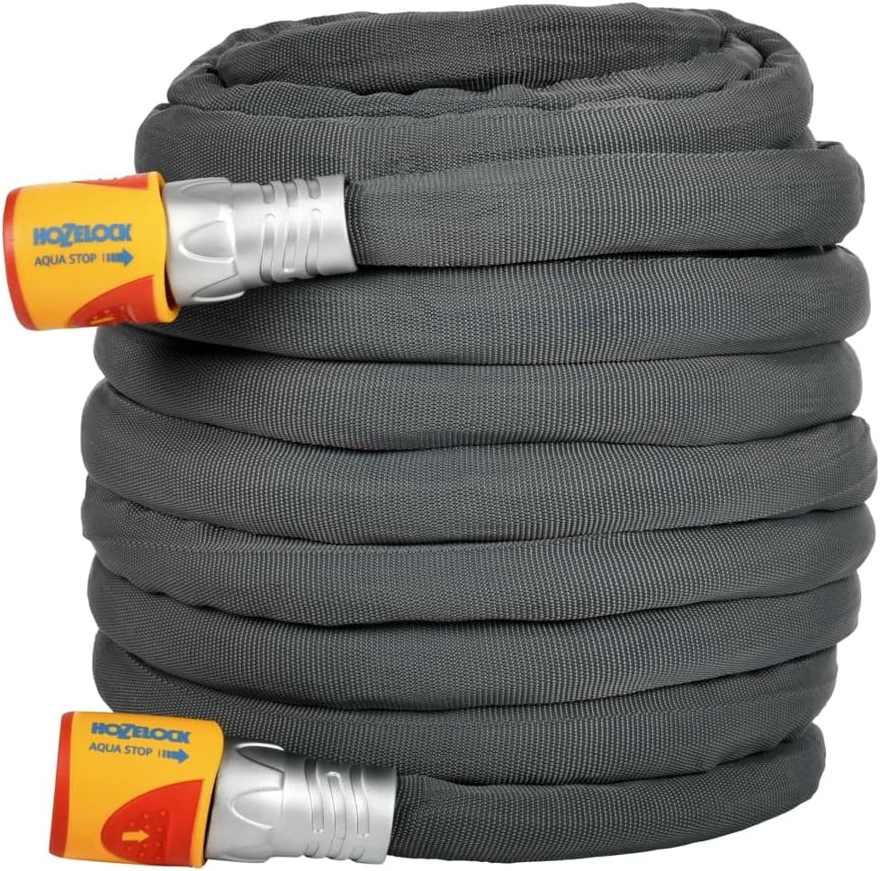 HOZELOCK - Hybrid Watering Hose Tuffhoze 12.5 m : Extremely Flexible, Tuff-Fibr