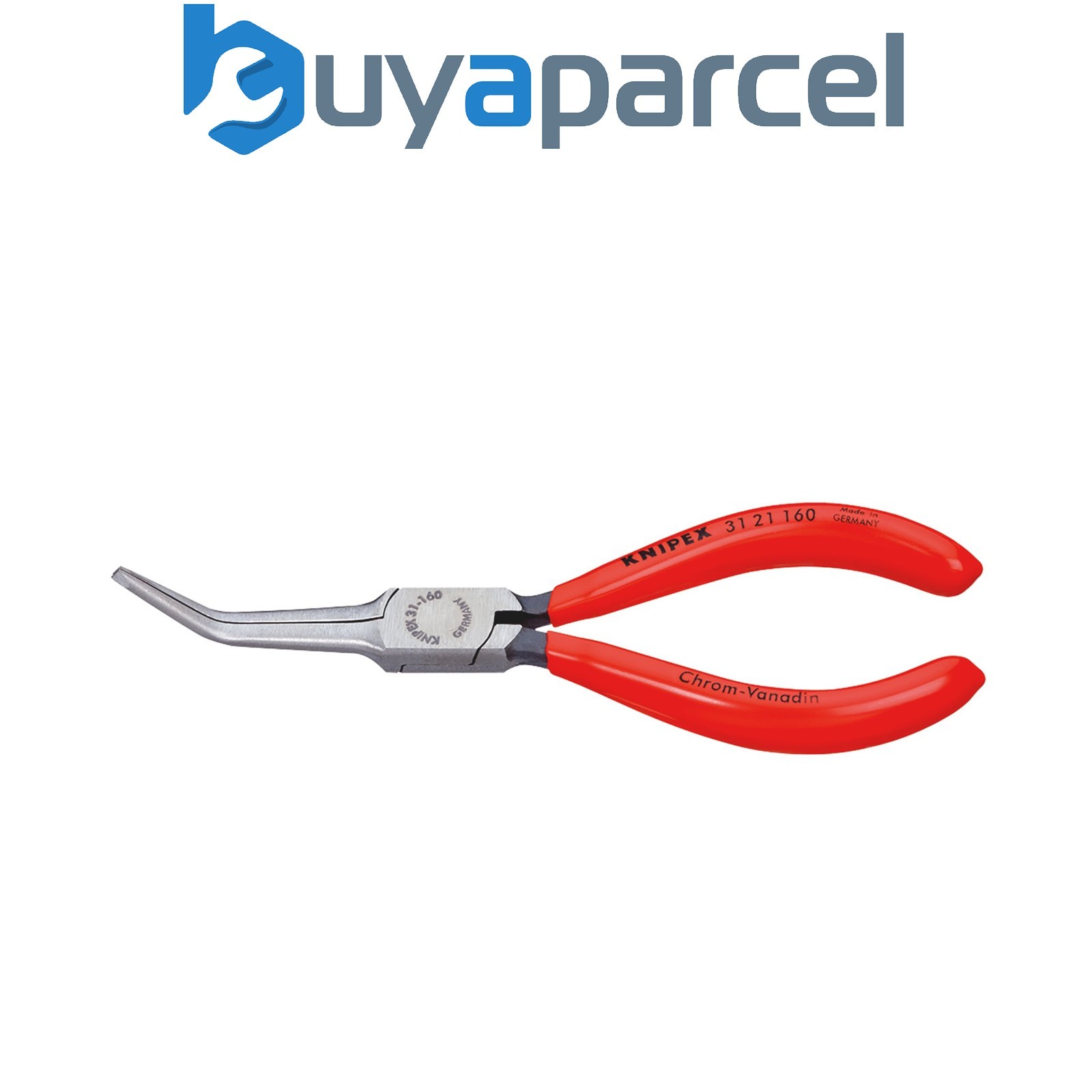 Draper 55738 KNIPEX 31 21 160 SB Flat Nose Pliers, 160mm