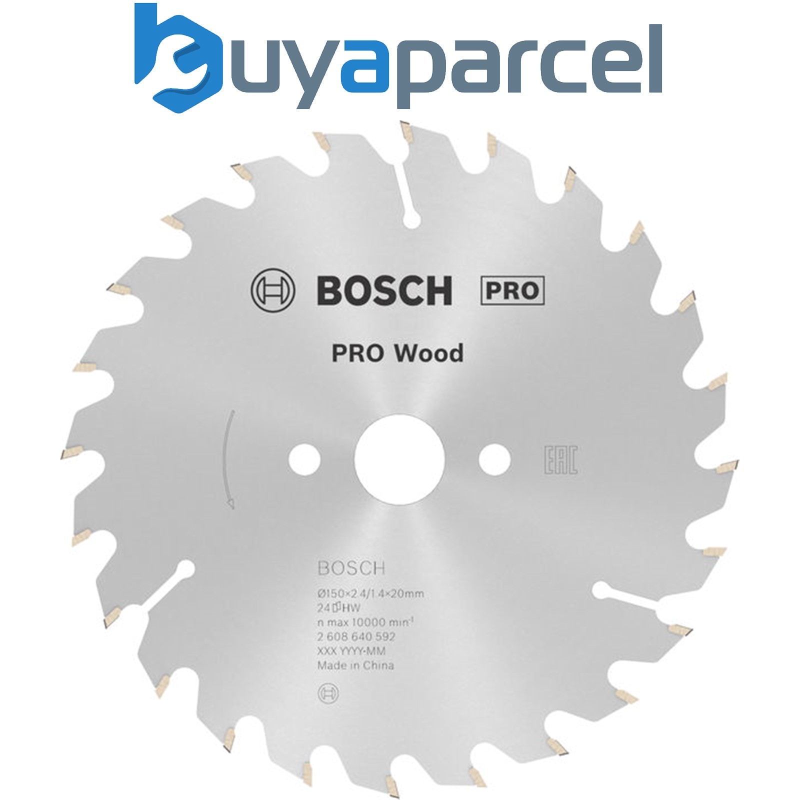 Bosch PRO Wood Circular Saw Blade 150 x 2.4 x 20 mm T24 2608640592