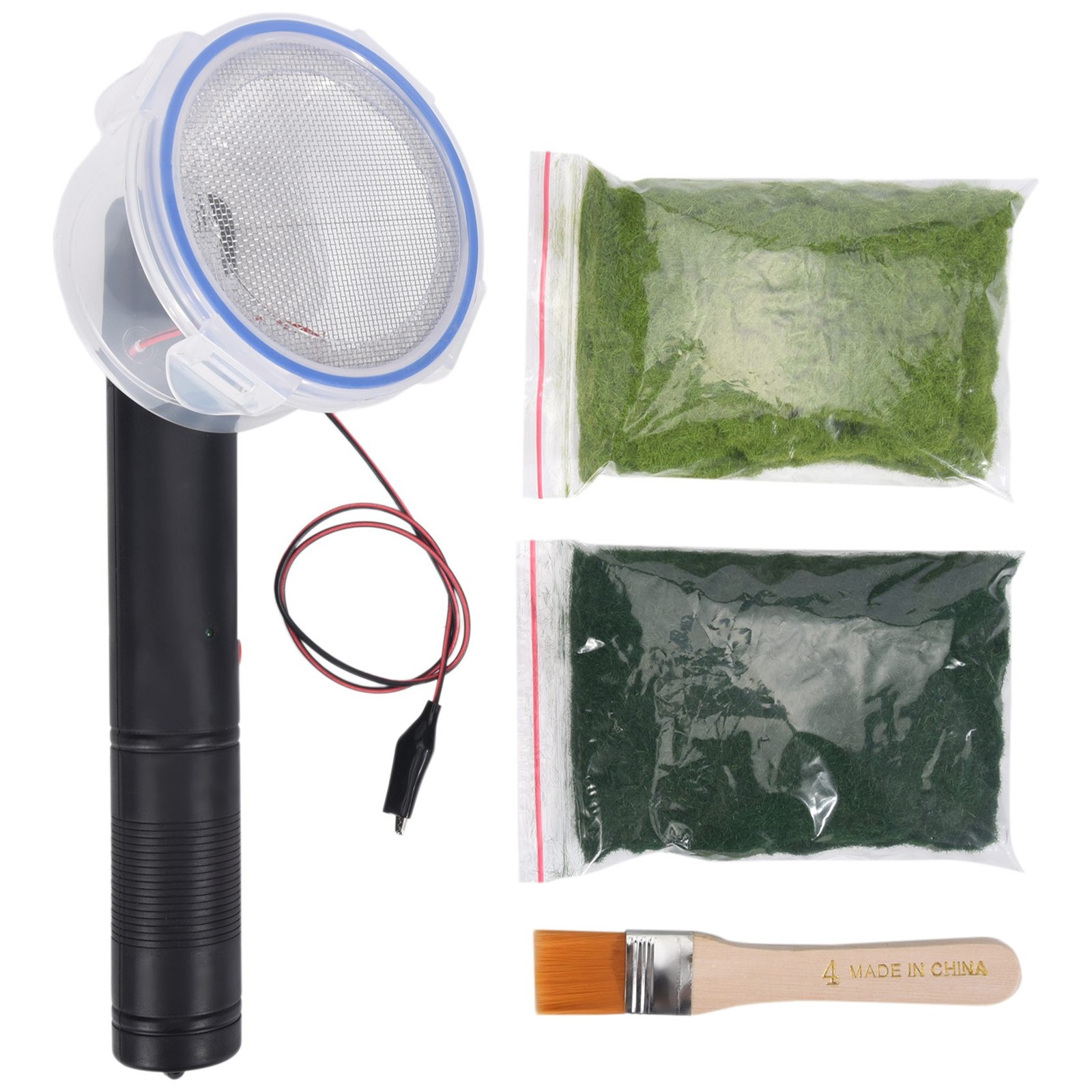 Miniature Landscape Model Material Flocking Static Grass Applicator1054