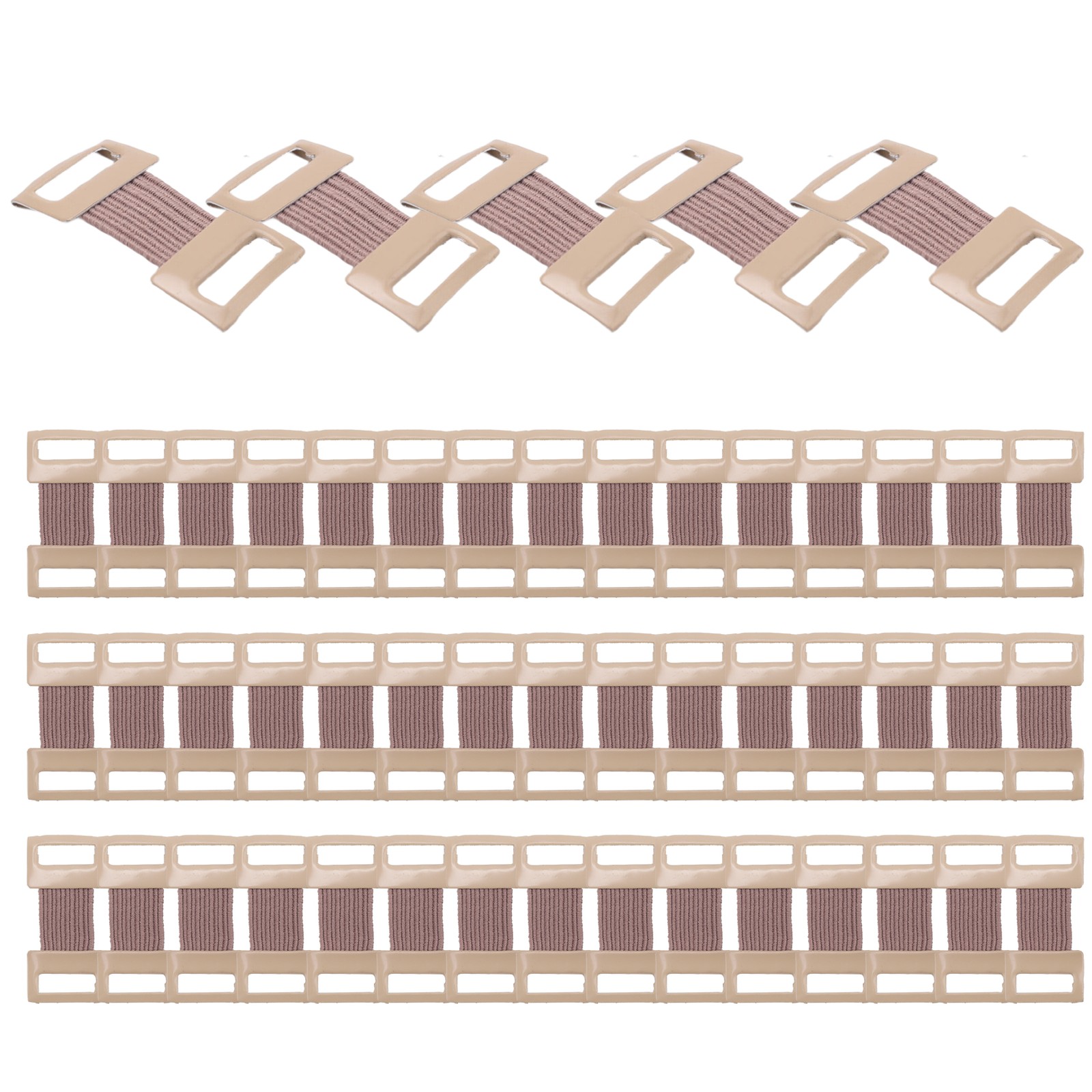 8X(50Pcs Elastic Bandage Wrap Stretch Metal Clips Fixation Clamps Hooks1274