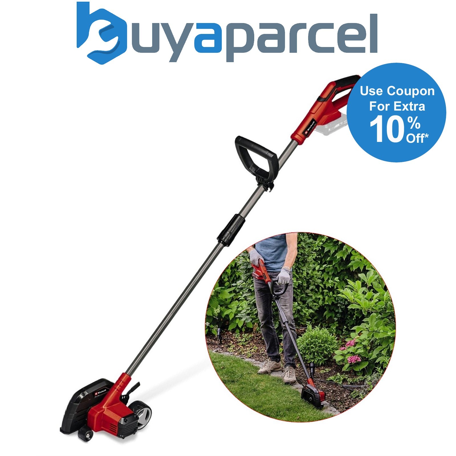 Einhell 18v Cordless Lawn Edge Trimmer 190mm Power X-Change GE-LE 18/190 Li 18v