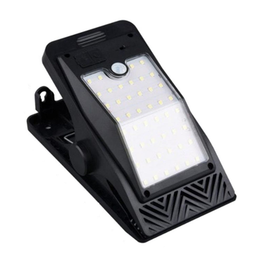 2X(Solar Clip Light Motion Sensor Camping Lamp Sensor LED Light for9557