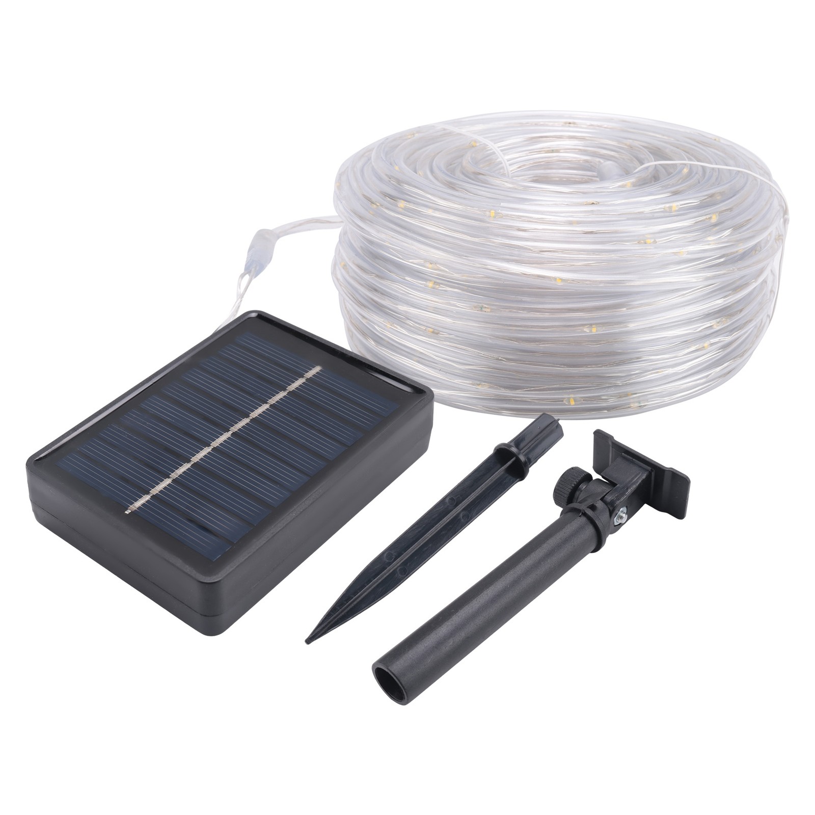 2X(Solar Tube Light 300LEDs Outdoor LED Solar Outdoor Lights for Garden8743