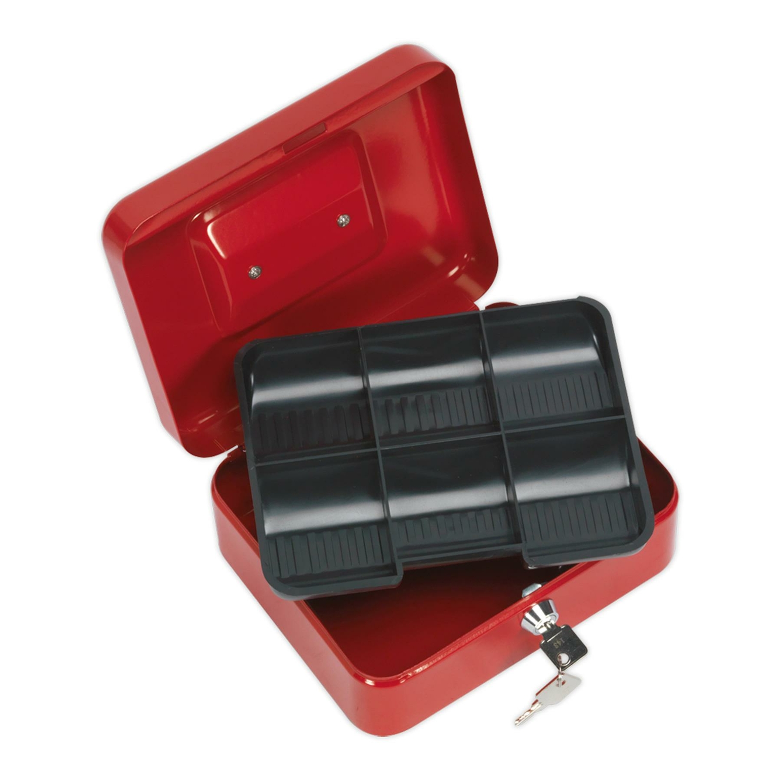 Sealey Key Lock Cash Box 200 x 160 x 90mm With Two Keys