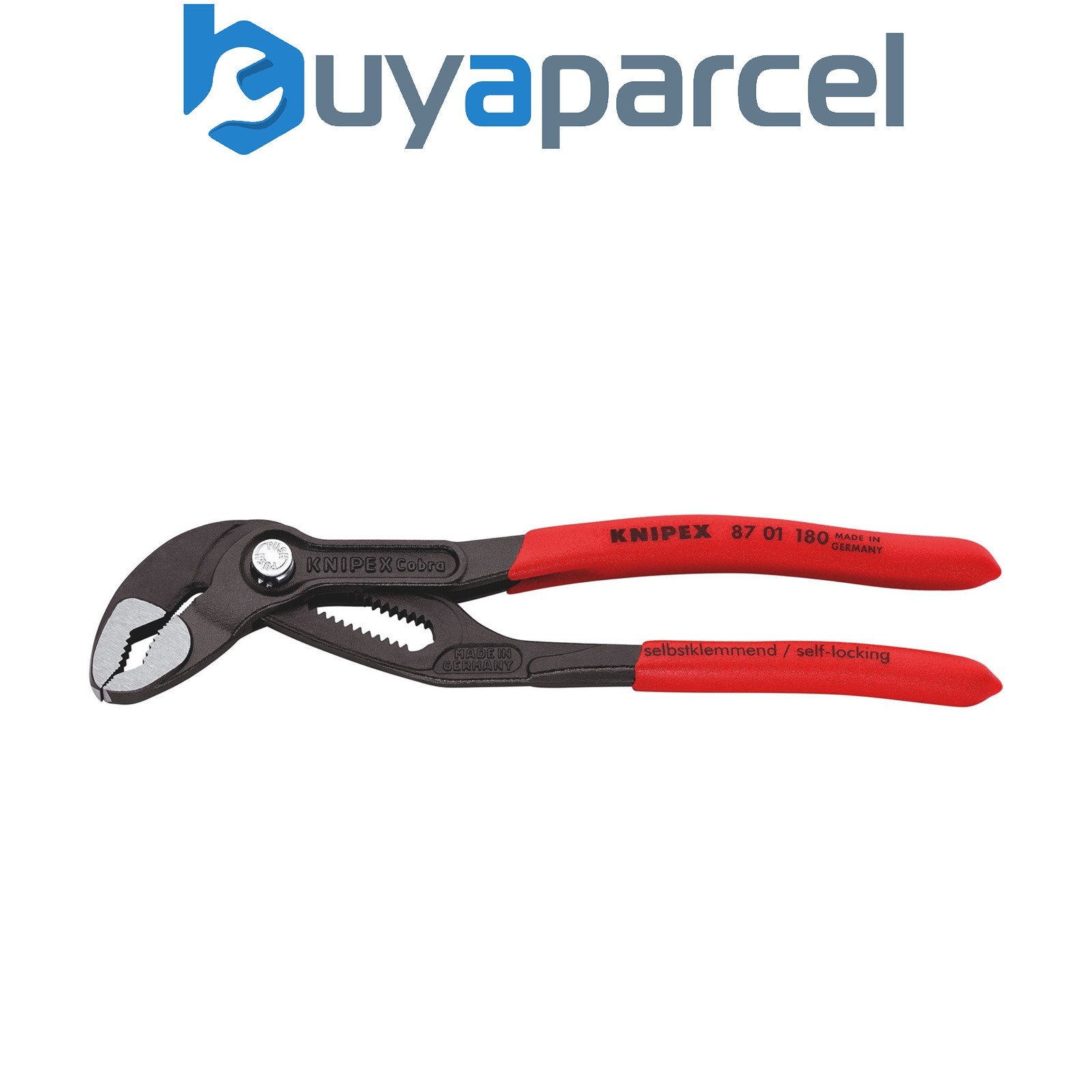 Draper 13758 KNIPEX 87 01 180 Cobra High-Tech Water Pump Pliers, 180mm