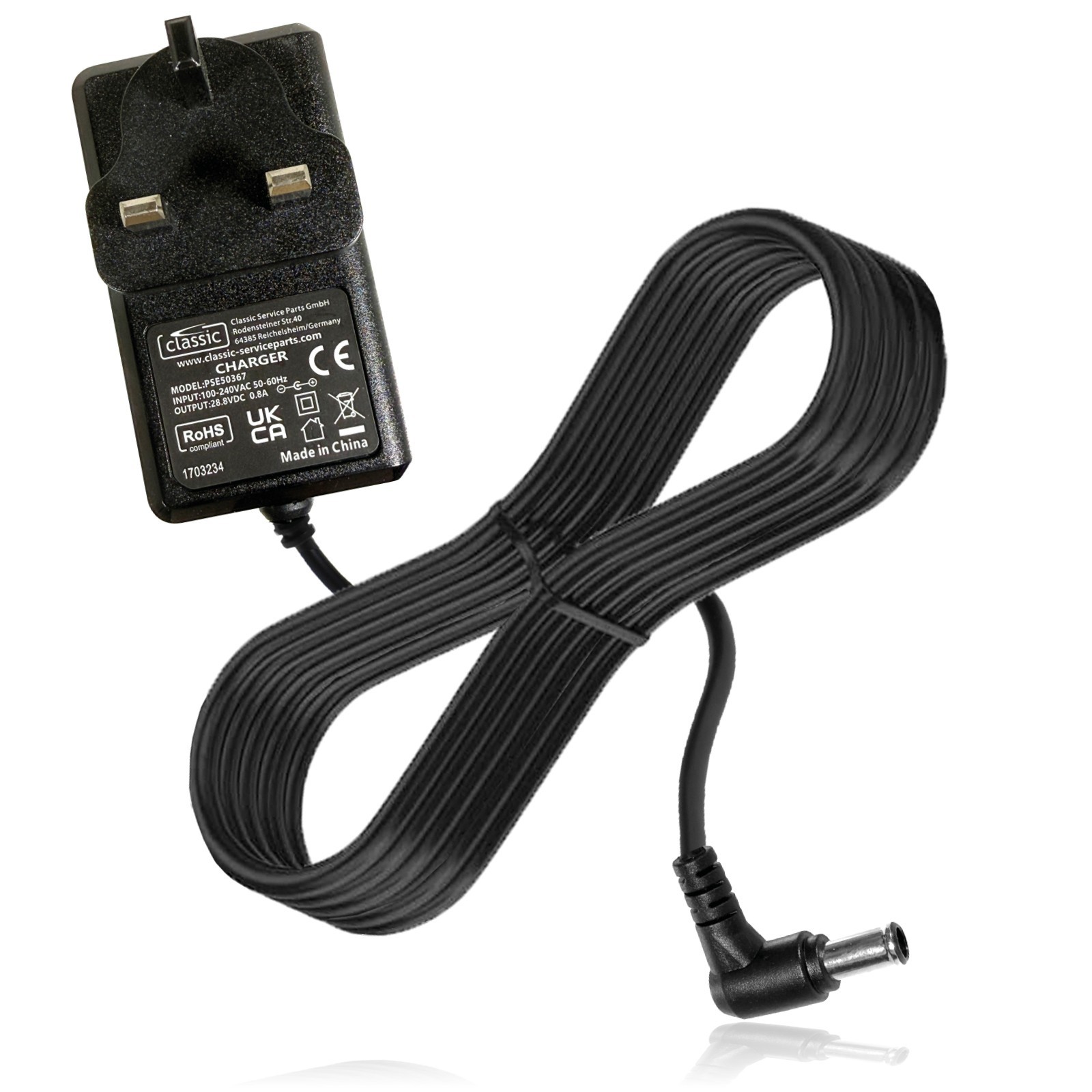 Battery Charger for SHARK IZ300UKT IZ320UKT IZ400UKT IZ420UKT Vacuum 28.8V