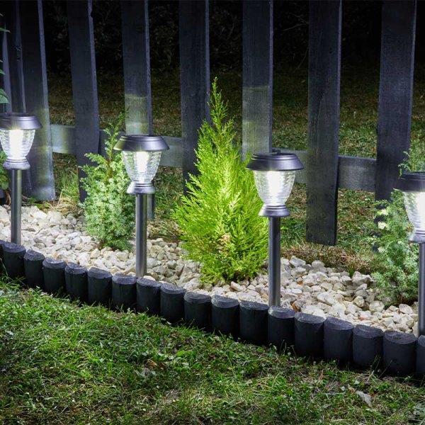 Smart Garden Triton 365 Solar Stake Light - 4pc Carry Pack 10L