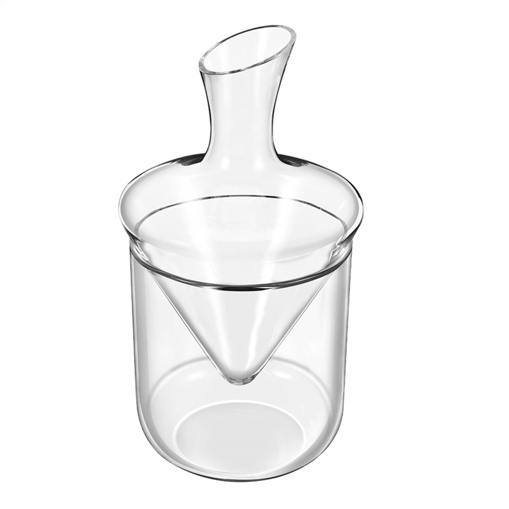 Tumbler Wine Decanter with Ice Bucket, Lead-, Hand Blown Crystal Wine8342