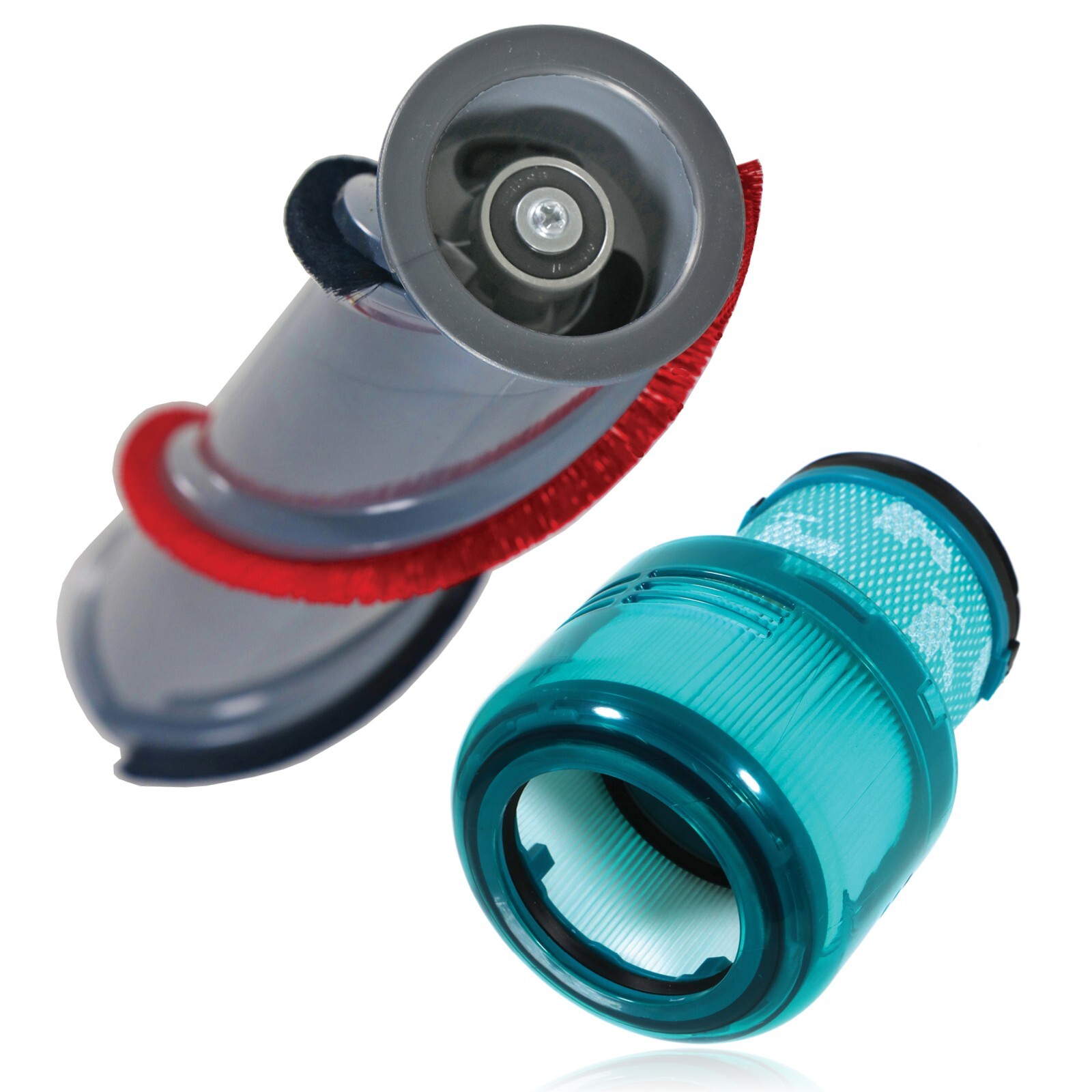Torque Drive Brushroll for DYSON V11 SV14 Silver Brush Roller Bar + Filter Kit