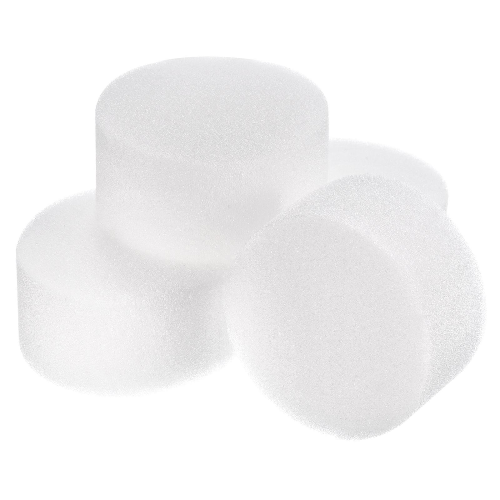 100pcs Hydroponic Sponges, 2.24" Growing Media Cylindrical Sponges White