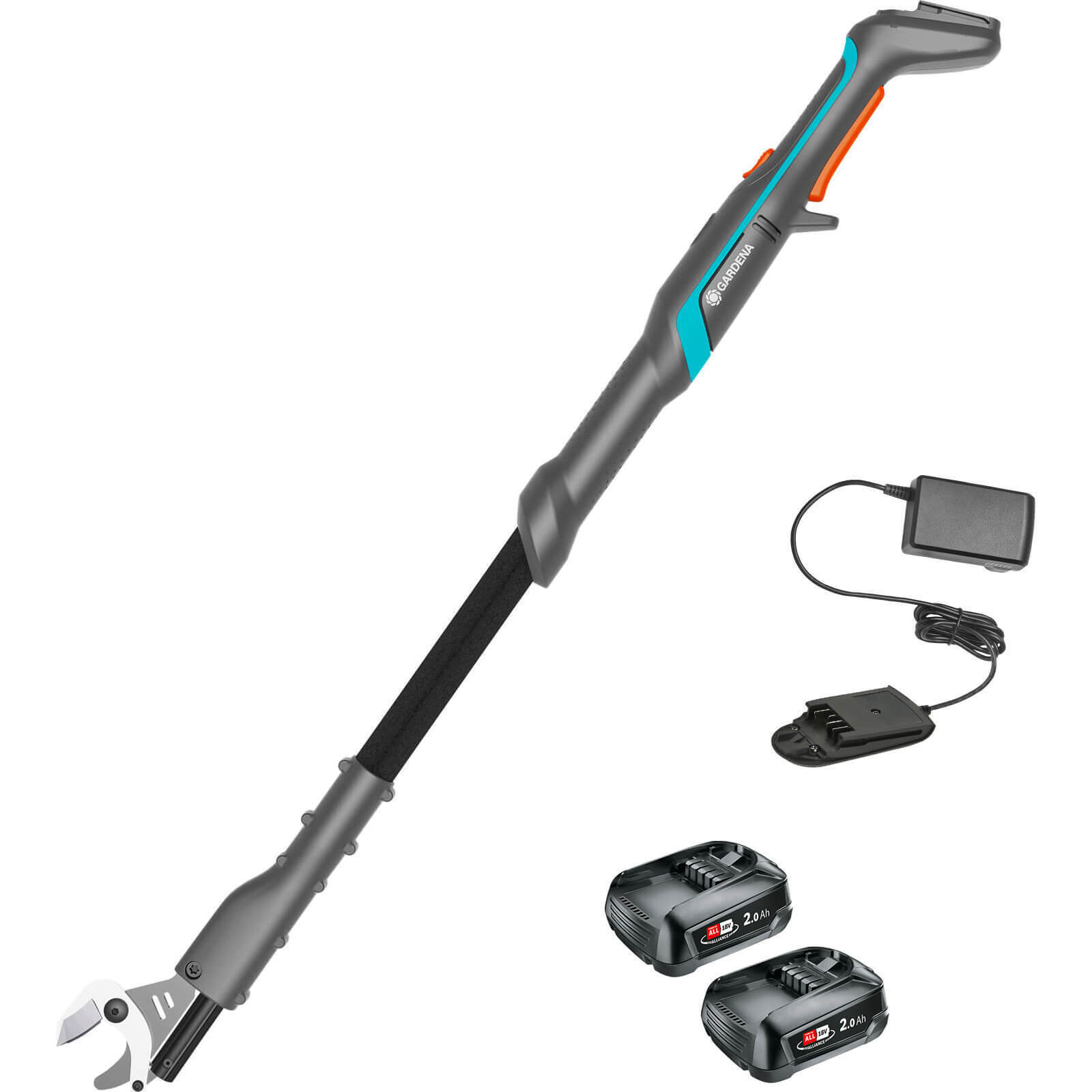 Gardena EASYCUT 110 P4A 18v Cordless Tree Pruner 2 x 2ah Li-ion