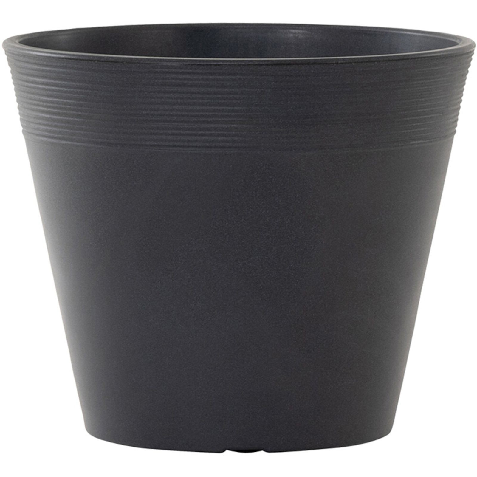Plant Pot Flower Pot MALAGA Anthracite Ø 48x32 Cm