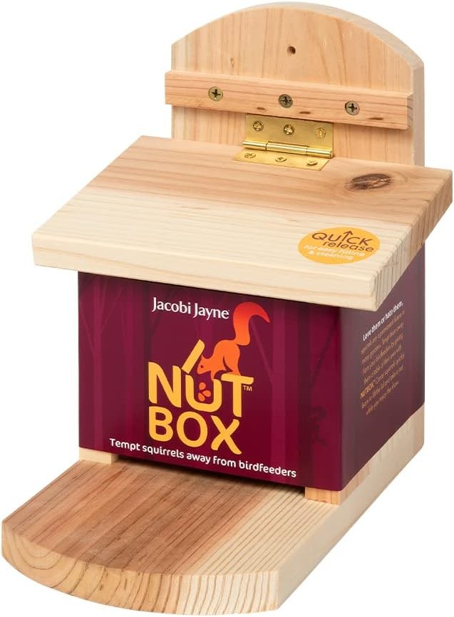 Jacobi Jayne® Nutbox™ Squirrel Feeder for Garden - UK Designed With Quick Re