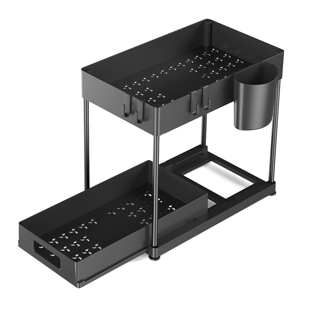 1 Piece Kitchen Organizer Table Top Cabinet Pull-Out Sink Rack P2S84526